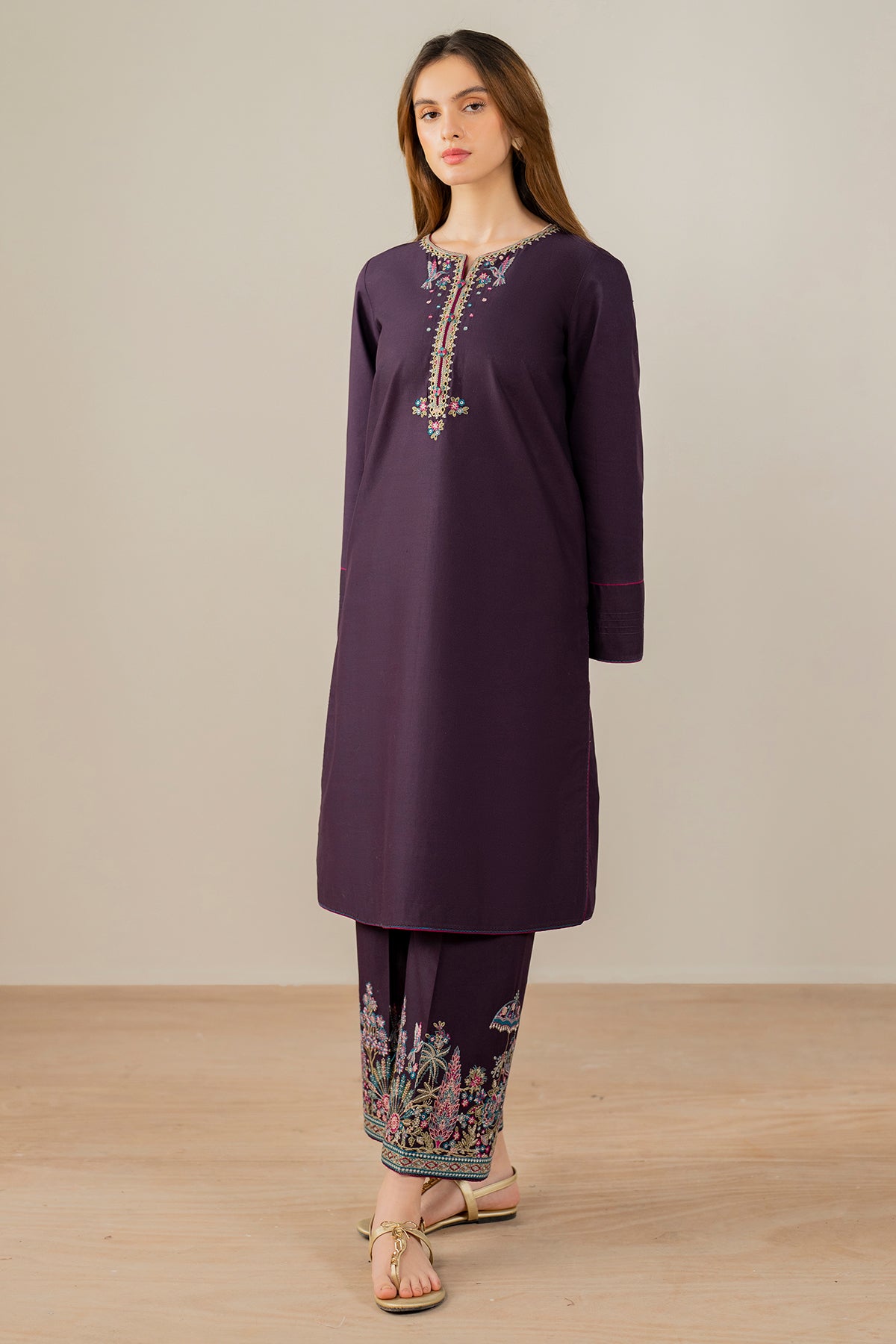 EMBROIDERED LAWN RTW-1224