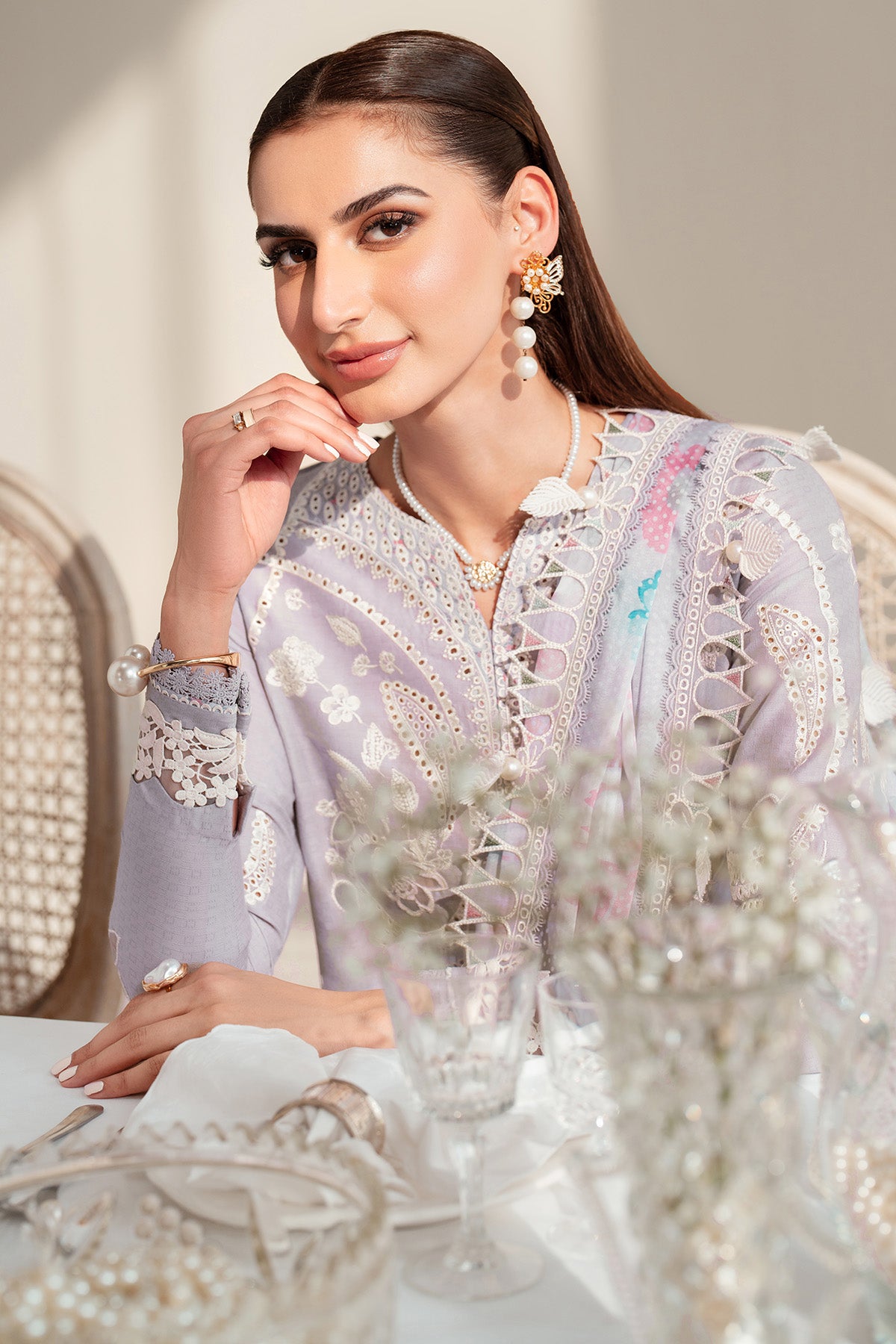 EMBROIDERED DOBBY LAWN IL'25-D06
