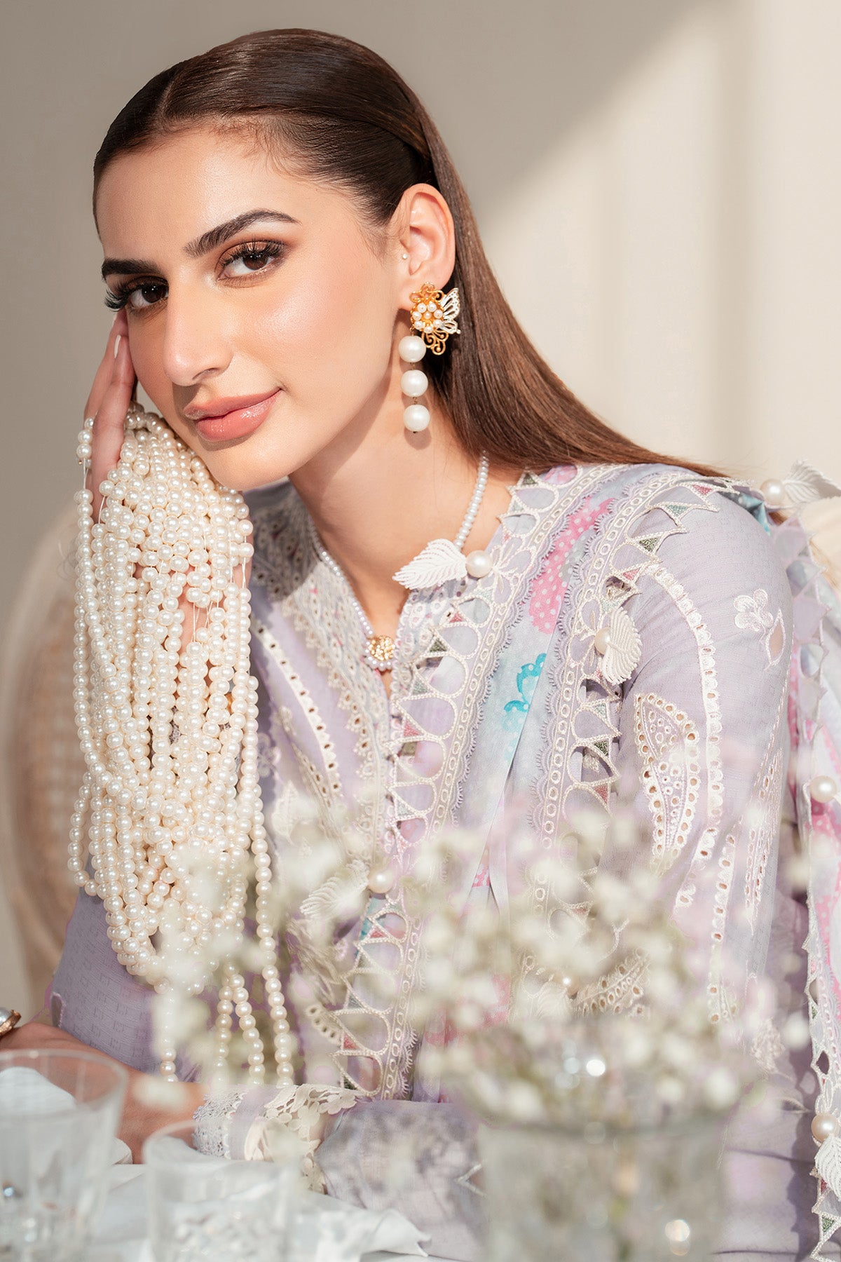 EMBROIDERED DOBBY LAWN IL'25-D06