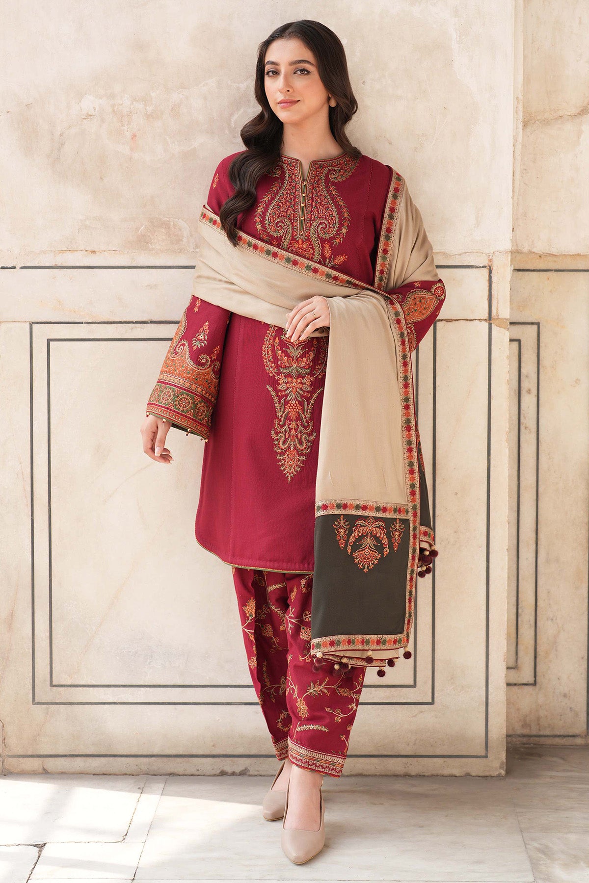 pakistani dress winter collection Winter Dresses in Pakistan