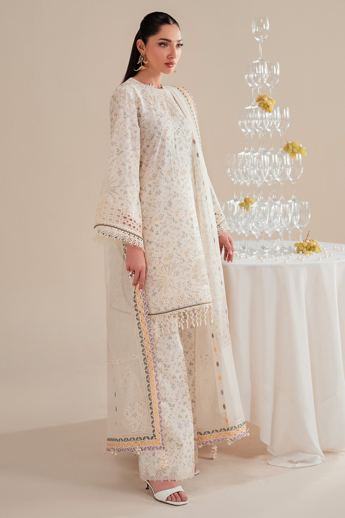 EMBROIDERED LAWN IL'25-D09
