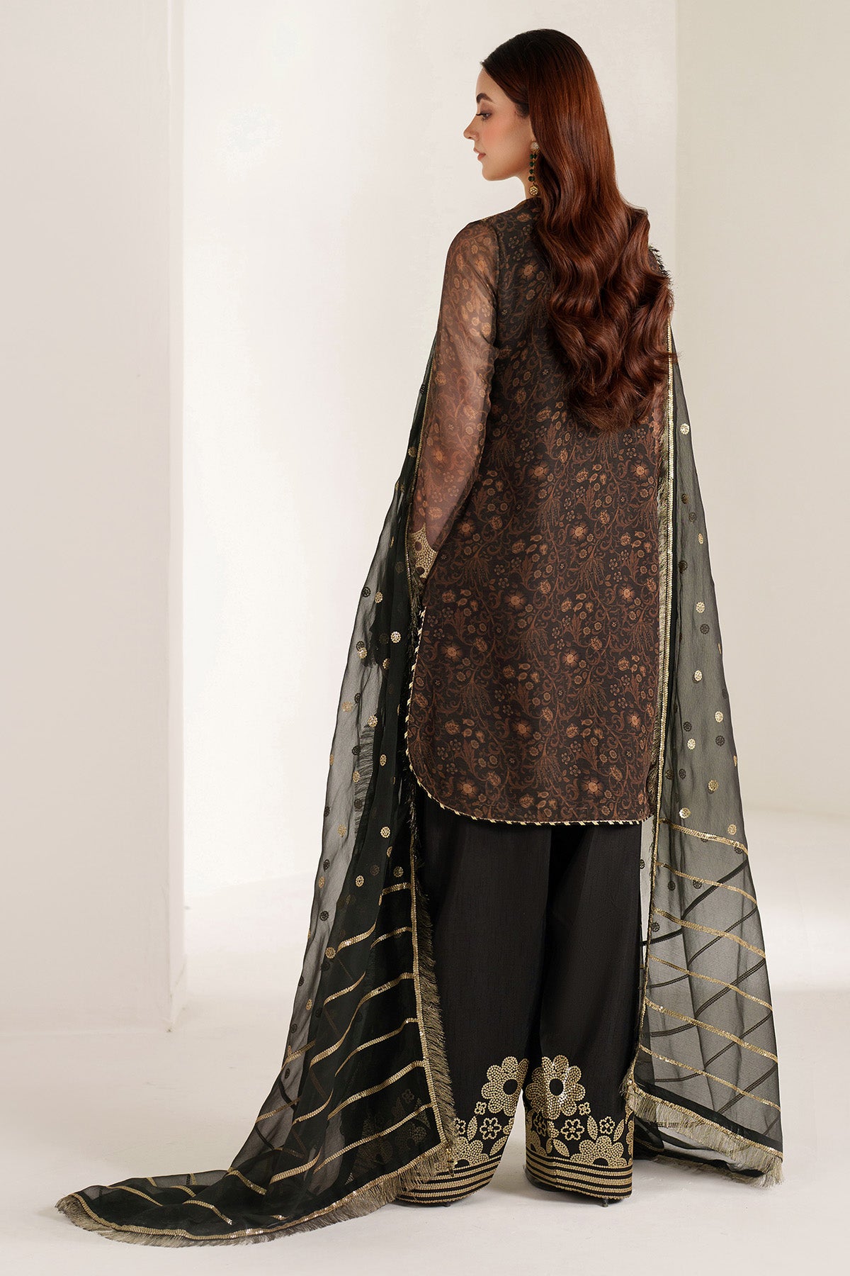 EMBROIDERED CHIFFON UC-3109
