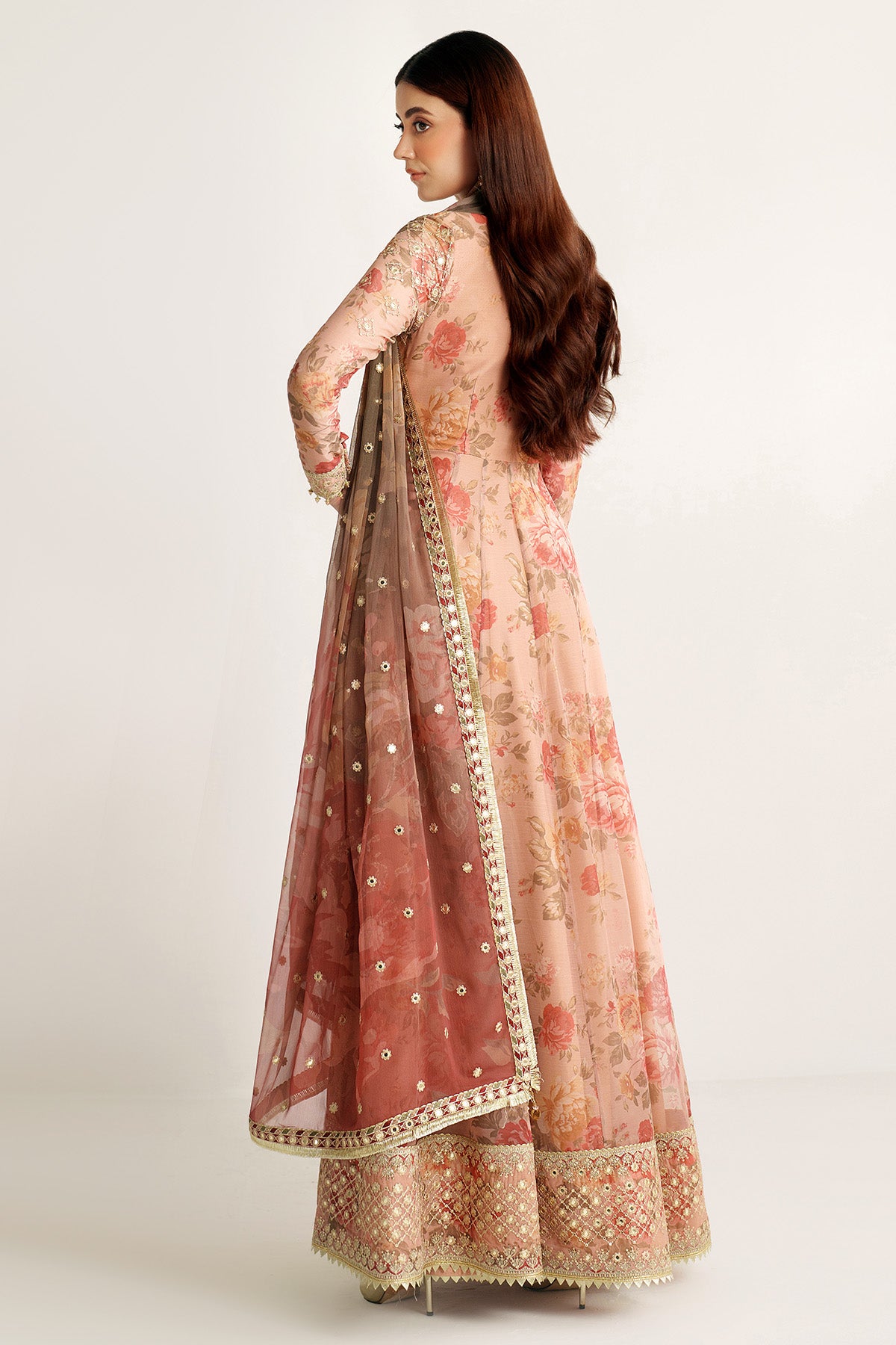 EMBROIDERED CHIFFON UC-3110