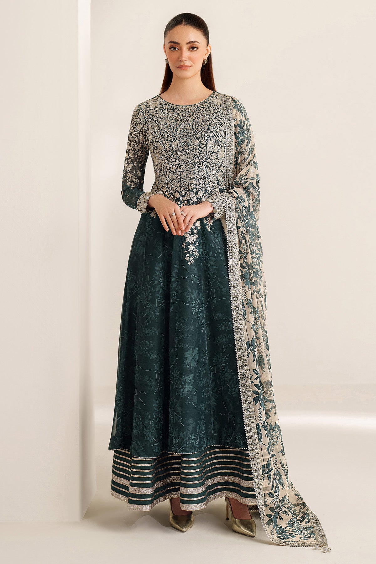 EMBROIDERED CHIFFON UC-3108