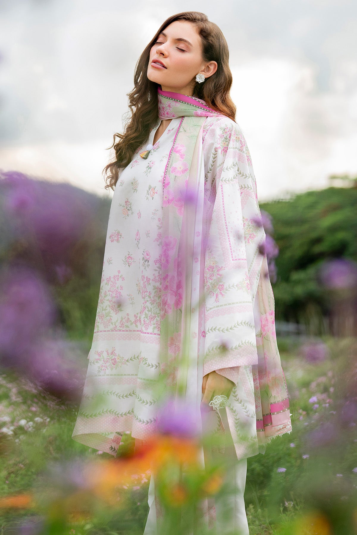 DIGITAL PRINTED LAWN USE-9229