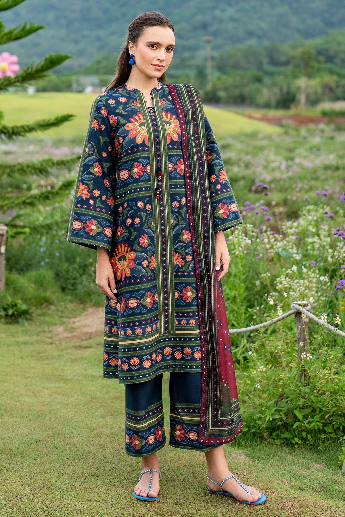 DIGITAL PRINTED LAWN USE-9234