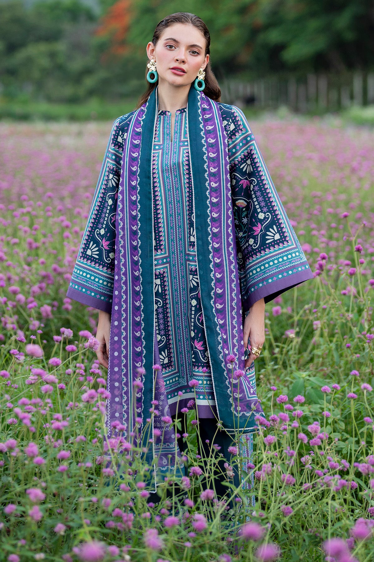 DIGITAL PRINTED LAWN USE-9235