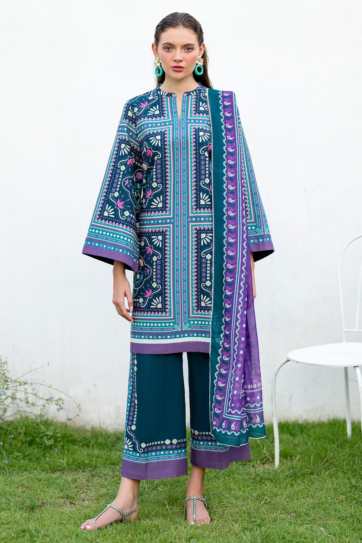 DIGITAL PRINTED LAWN USE-9235