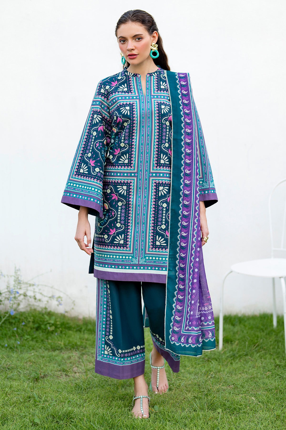 DIGITAL PRINTED LAWN USE-9235