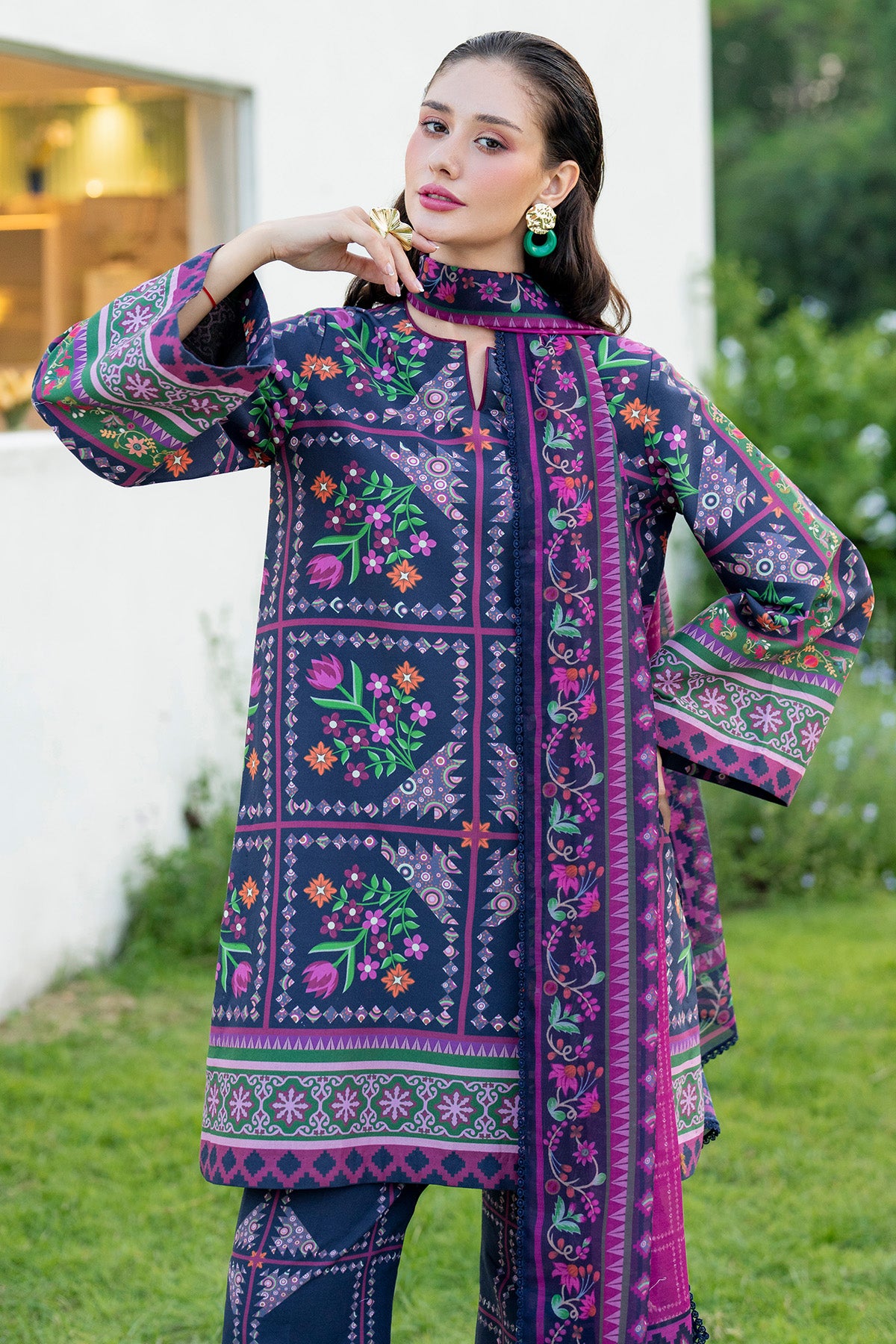 DIGITAL PRINTED LAWN USE-9236