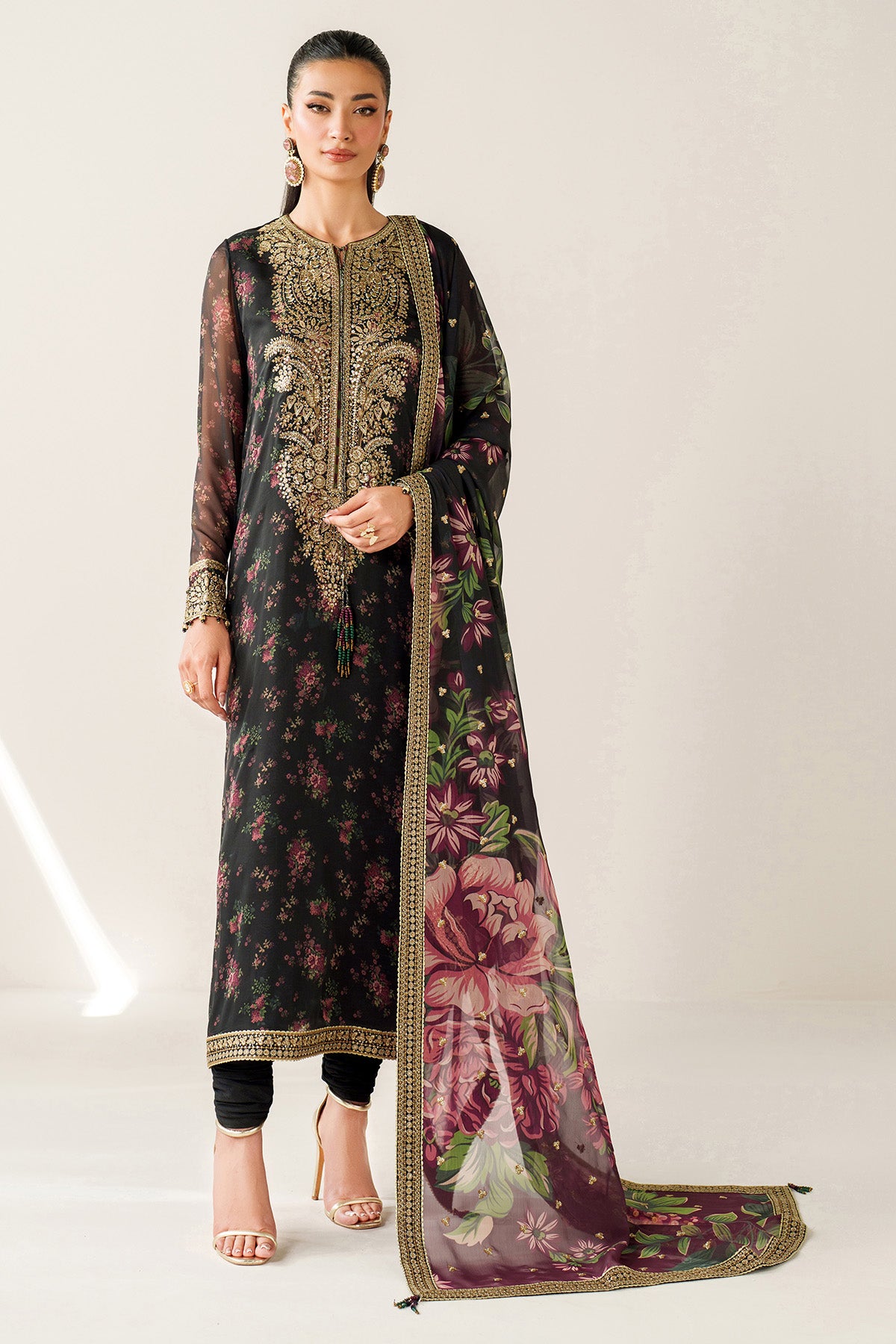 chiffon long dress