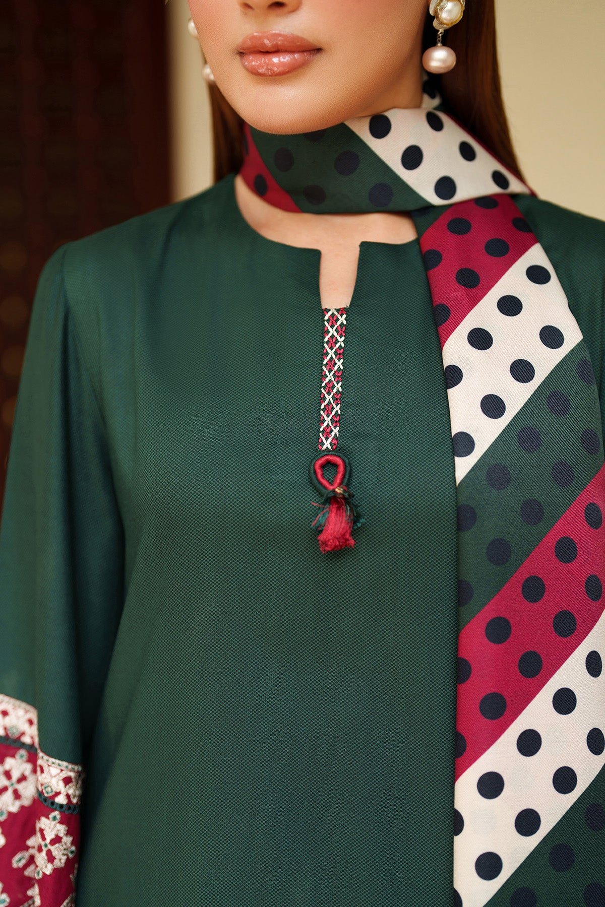 EMBROIDERED VISCOSE RTW-1261