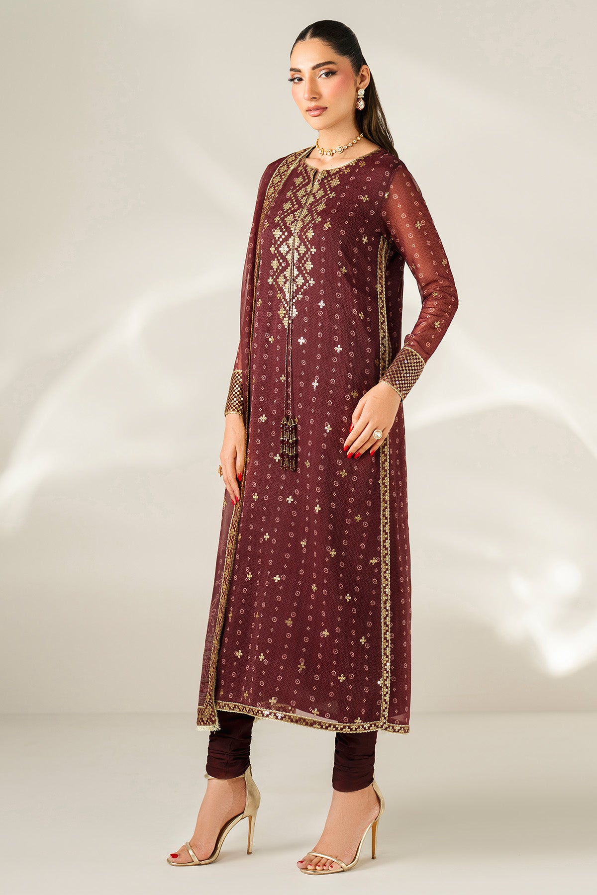 bright formal dress