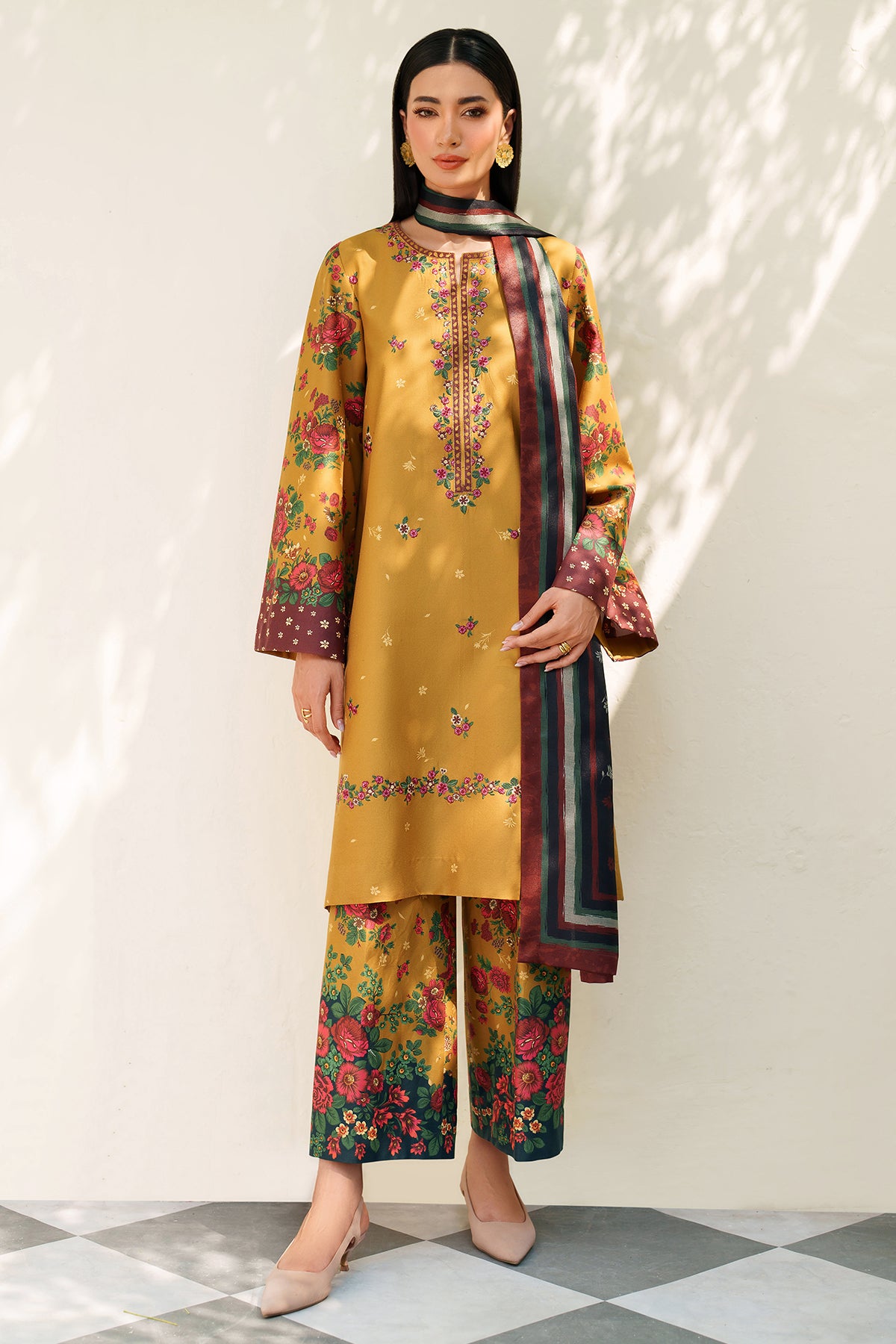 EMBROIDERED PREMIUM VISCOSE UW-0177