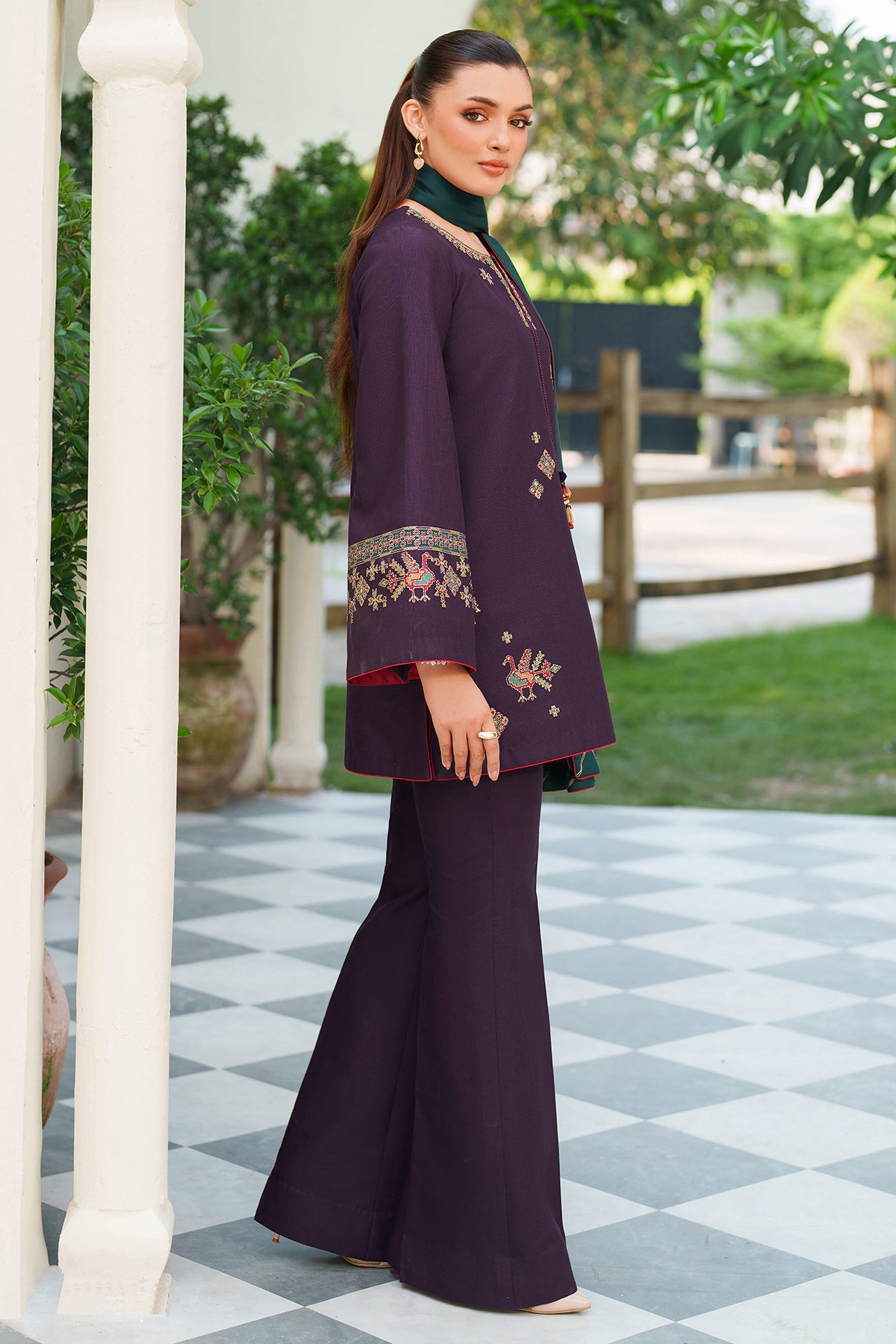 EMBROIDERED KHADDAR UW-0189