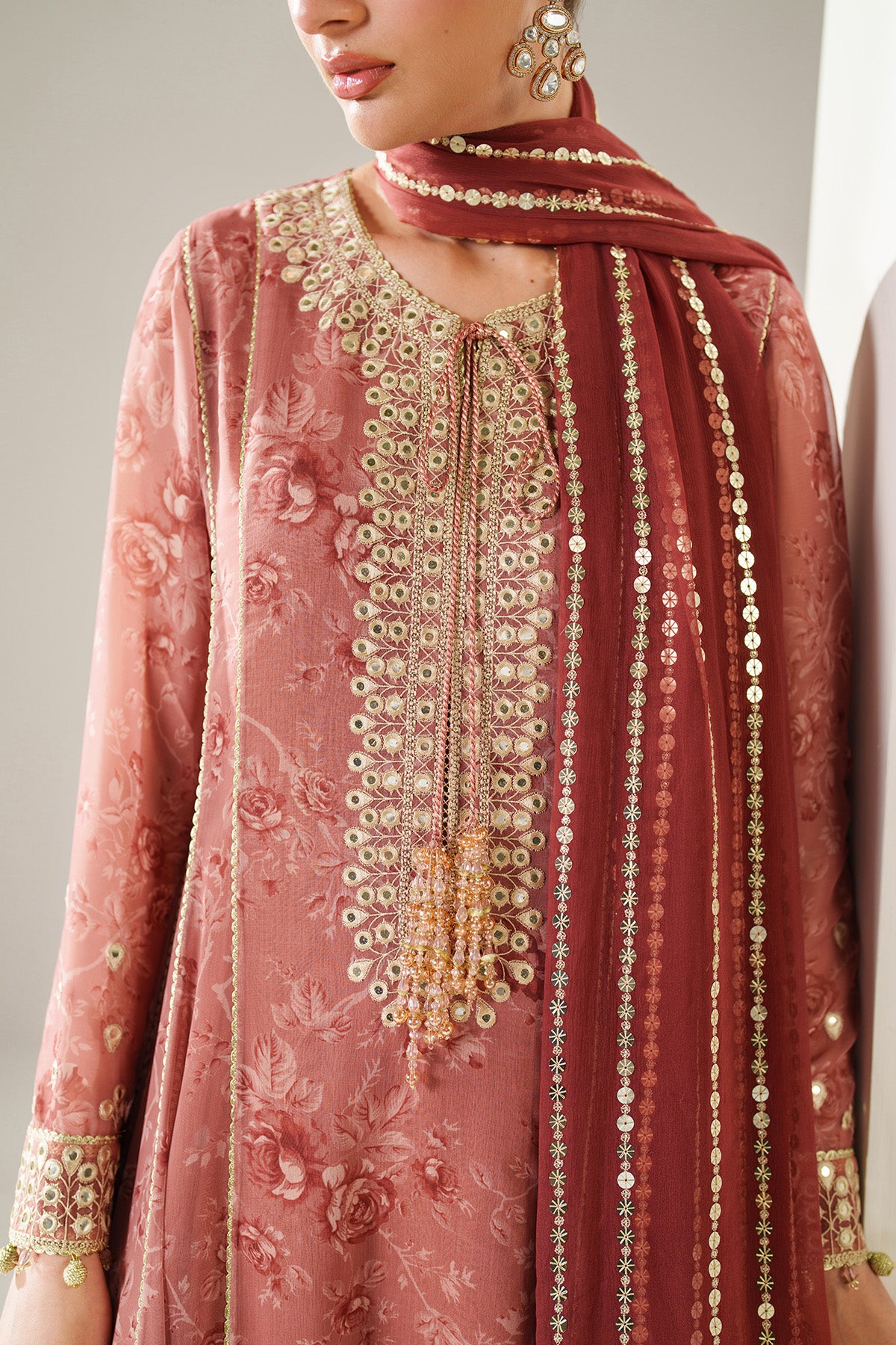 pink formal dress