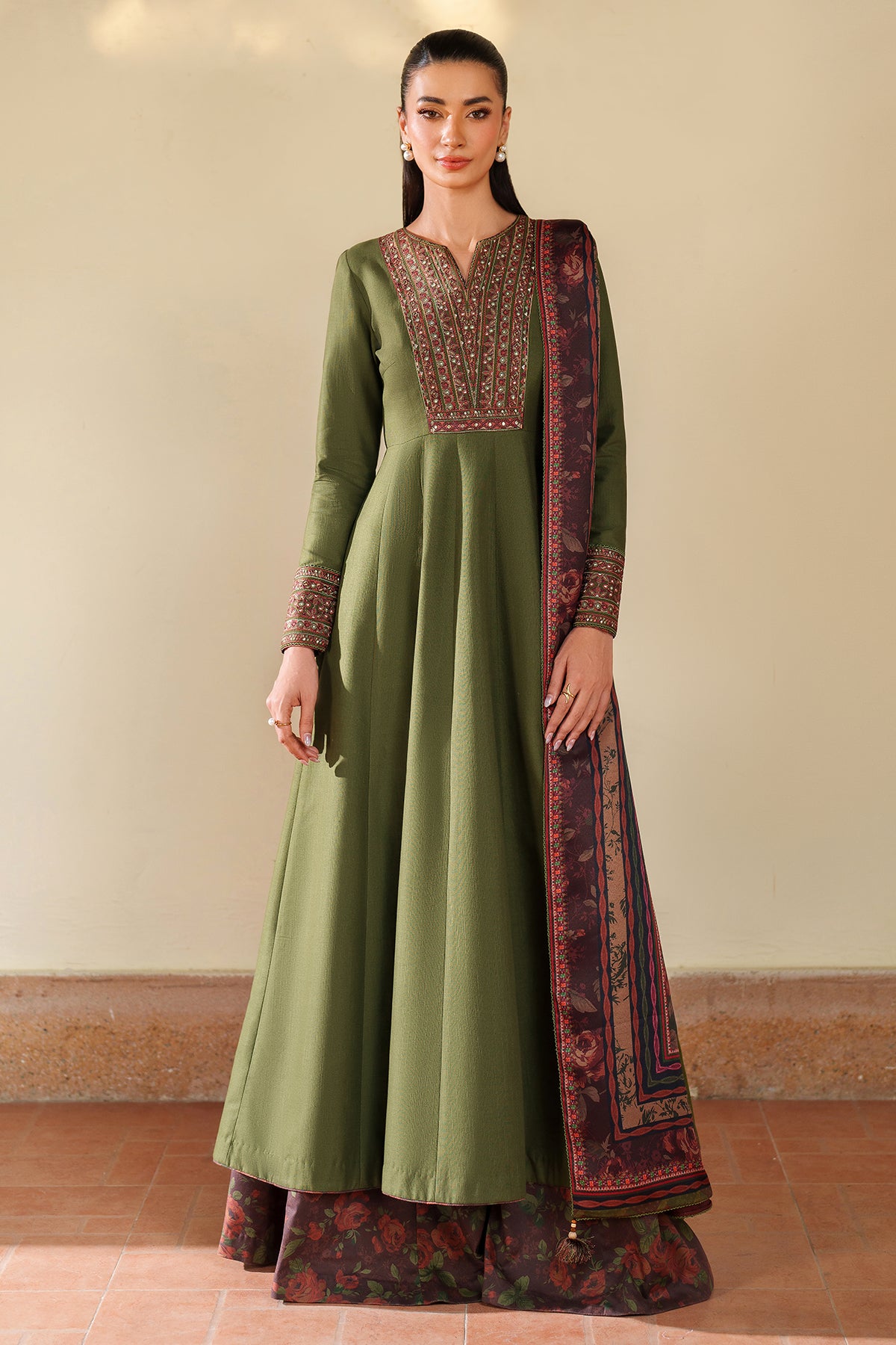 EMBROIDERED KHADDAR UW-0197
