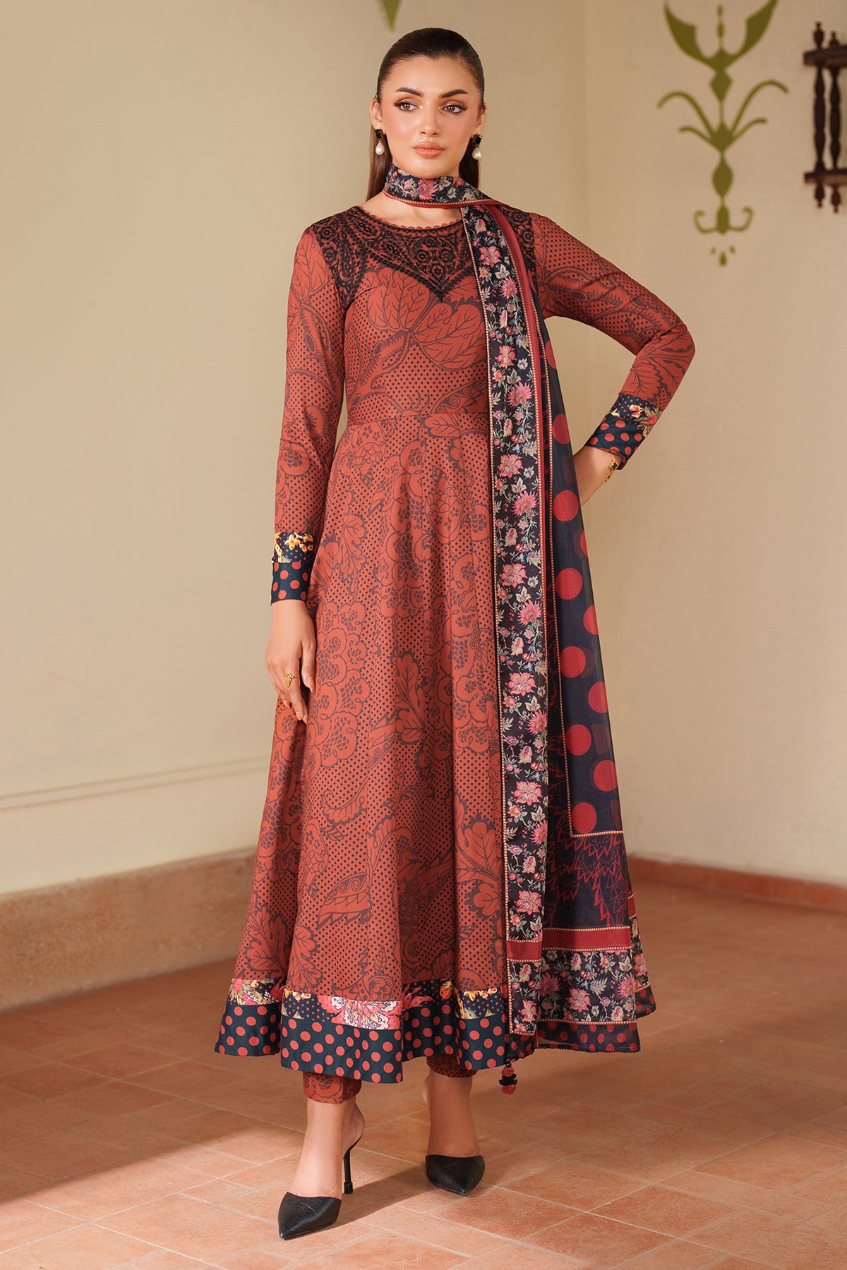 EMBROIDERED PREMIUM VISCOSE RTW-1228