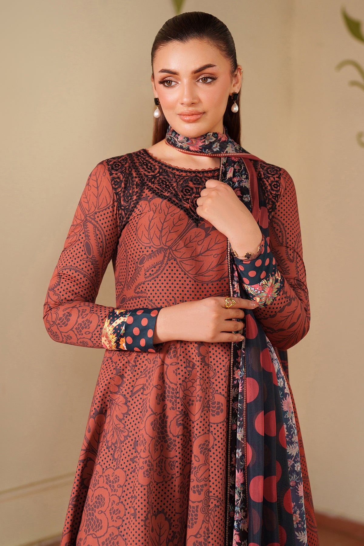 EMBROIDERED PREMIUM VISCOSE RTW-1228