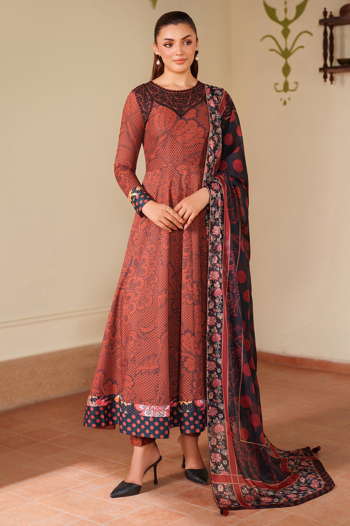 EMBROIDERED PREMIUM VISCOSE RTW-1228