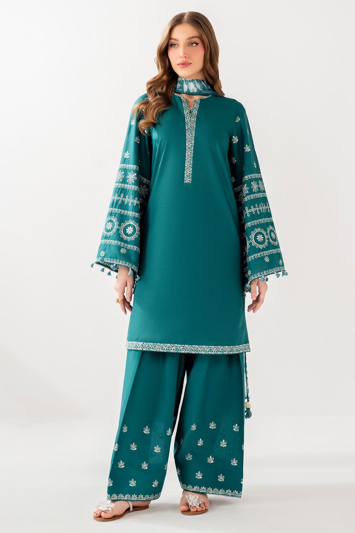 EMBROIDERED LAWN USE-9248
