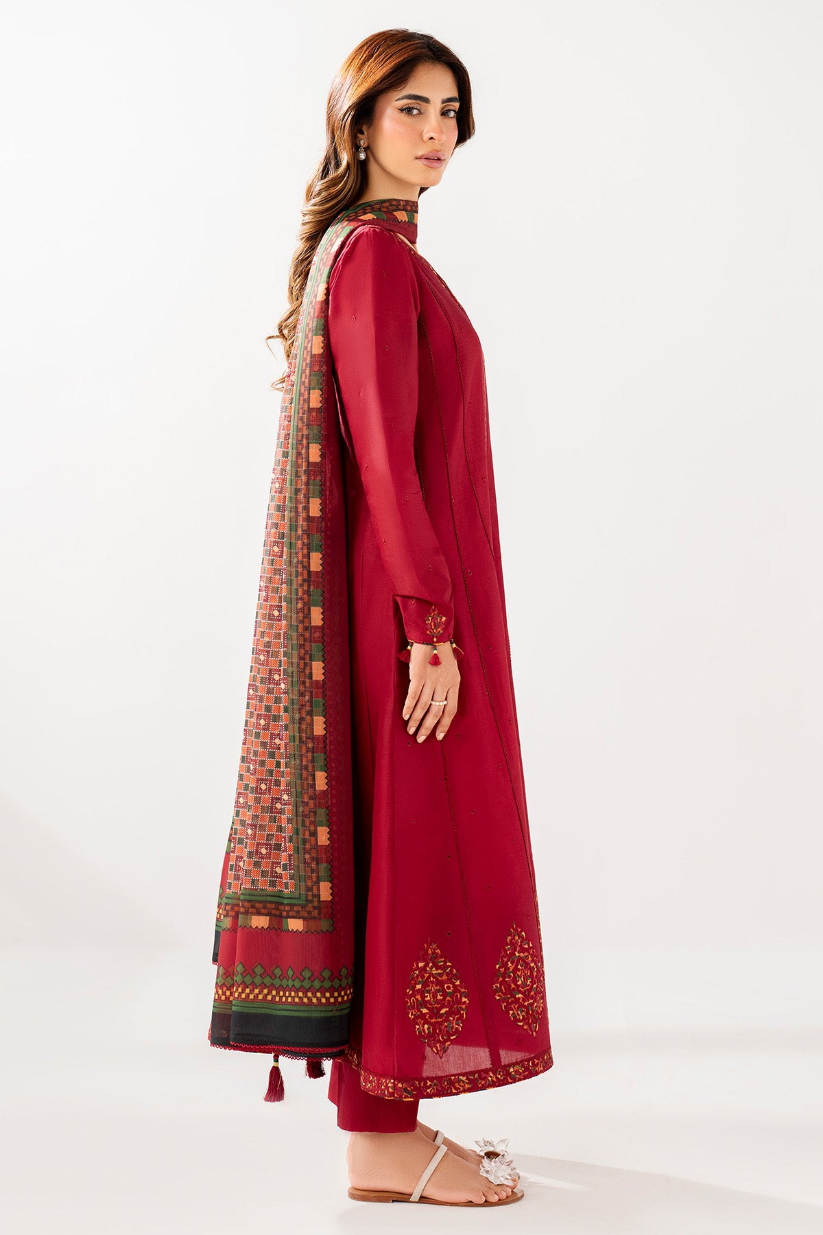 EMBROIDERED LAWN USE-9244