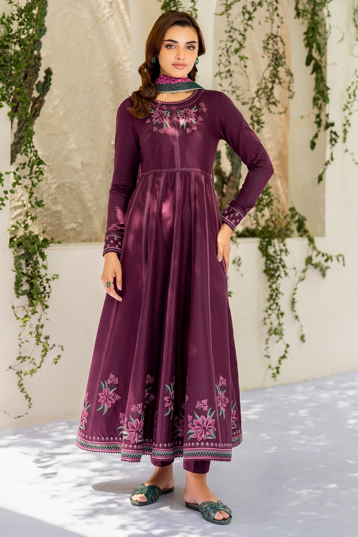 EMBROIDERED LAWN RTW-1203