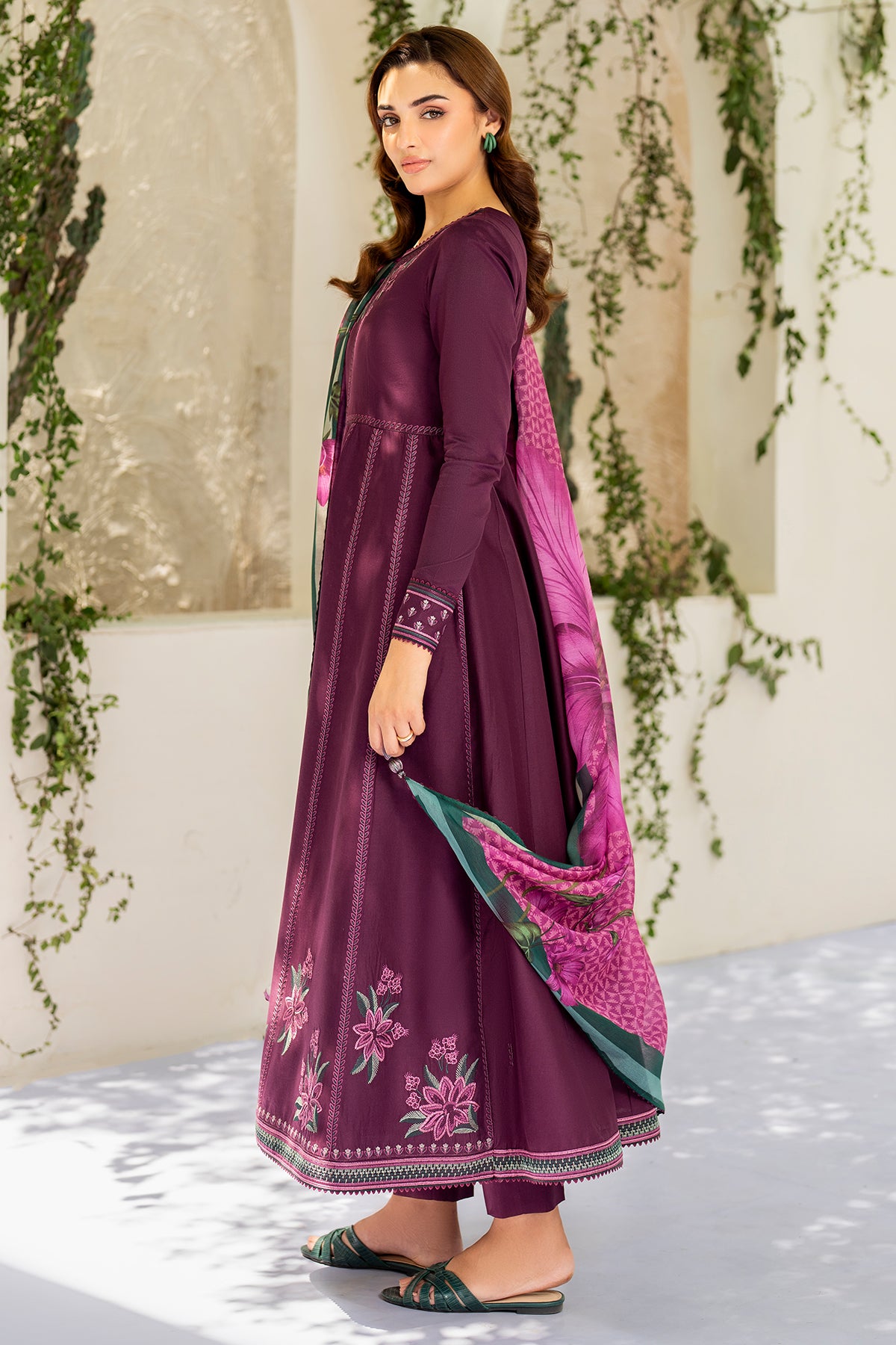 EMBROIDERED LAWN RTW-1203