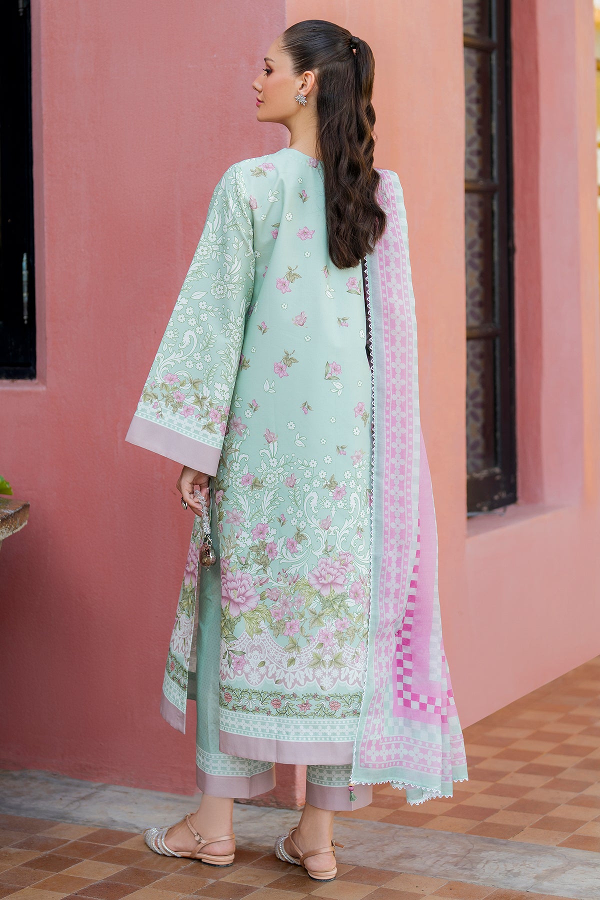EMBROIDERED LAWN USE-9222