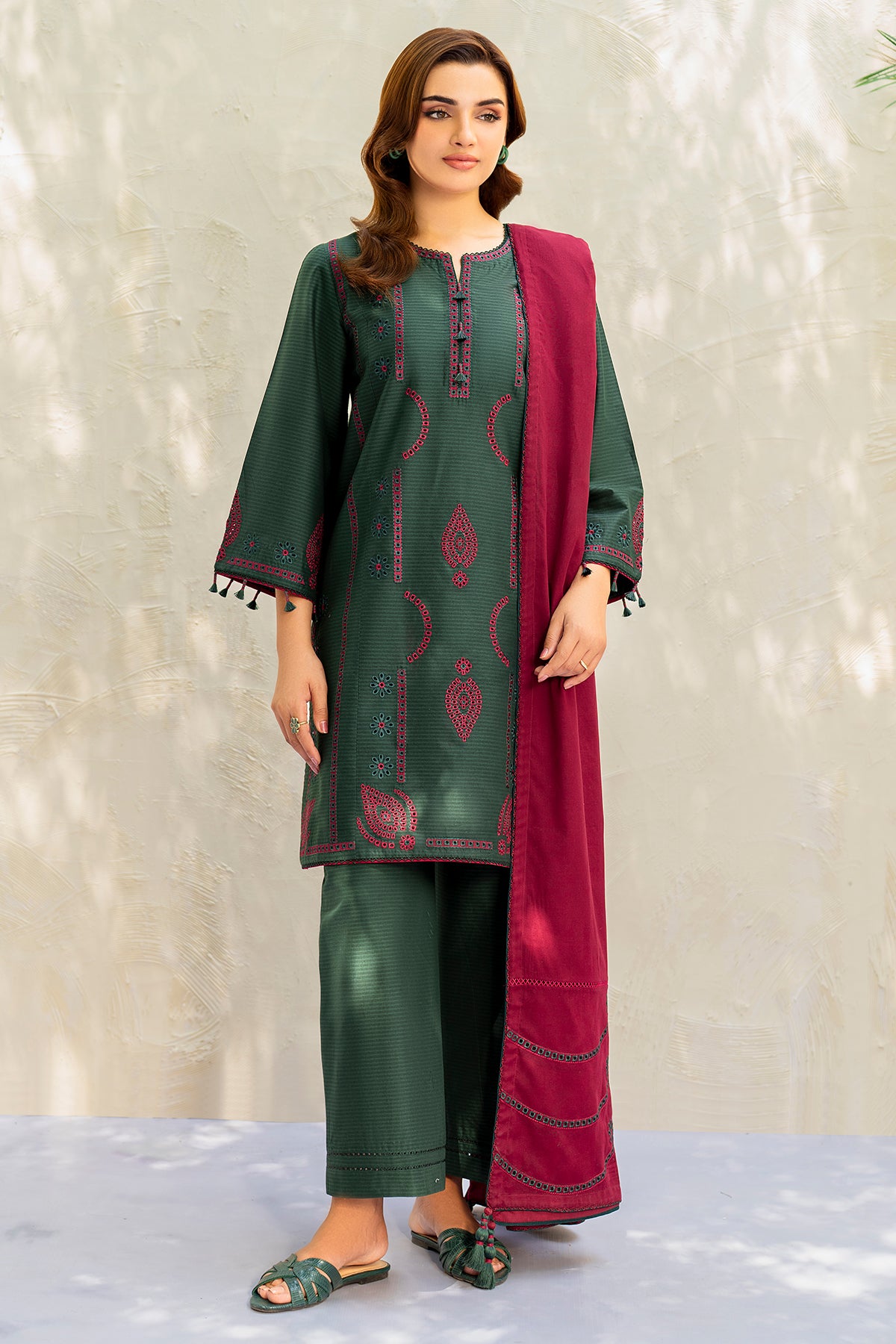 EMBROIDERED DOBBY LAWN USE-9212