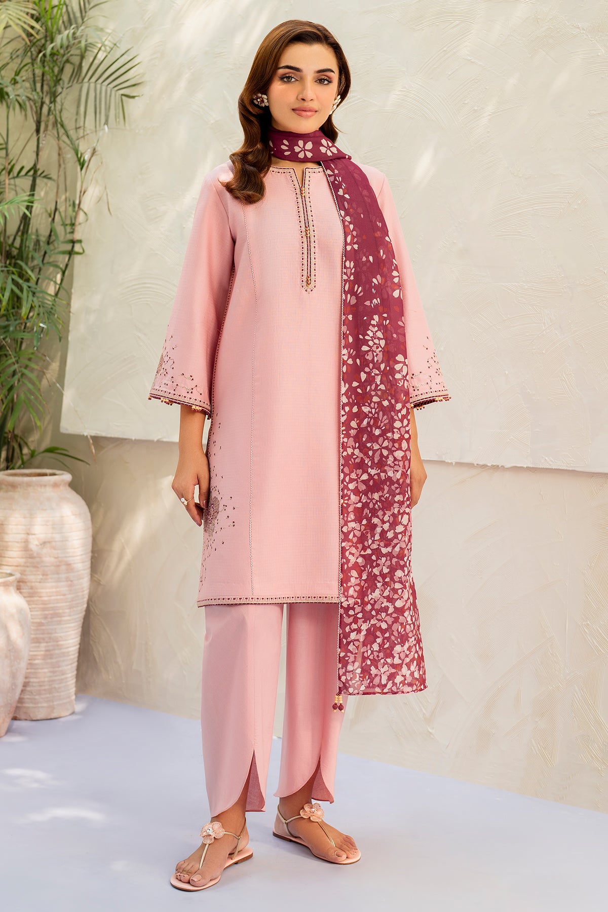 EMBROIDERED DOBBY LAWN USE-9205