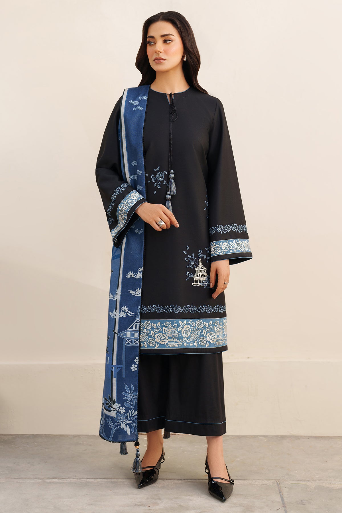 EMBROIDERED PREMIUM VISCOSE UW-0153