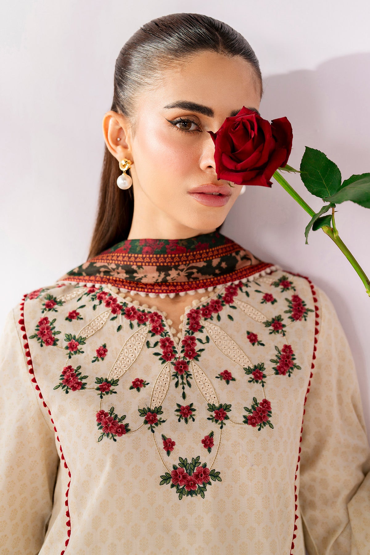 EMBROIDERED LAWN RTW-1297