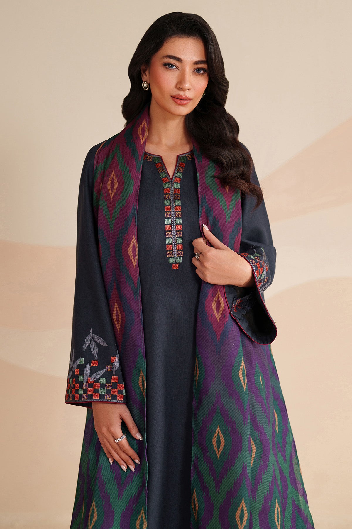 EMBROIDERED KHADDAR UW-0226