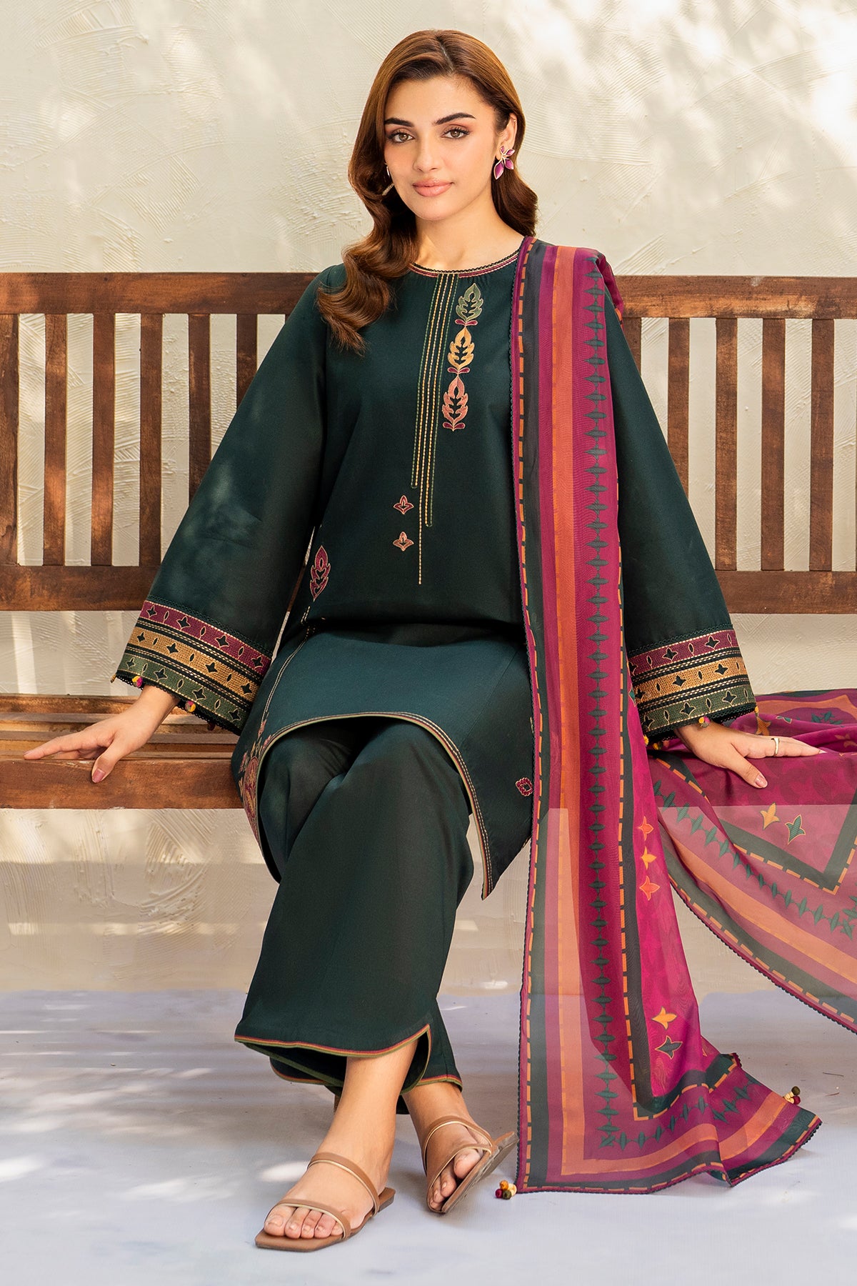 EMBROIDERED LAWN USE-9207