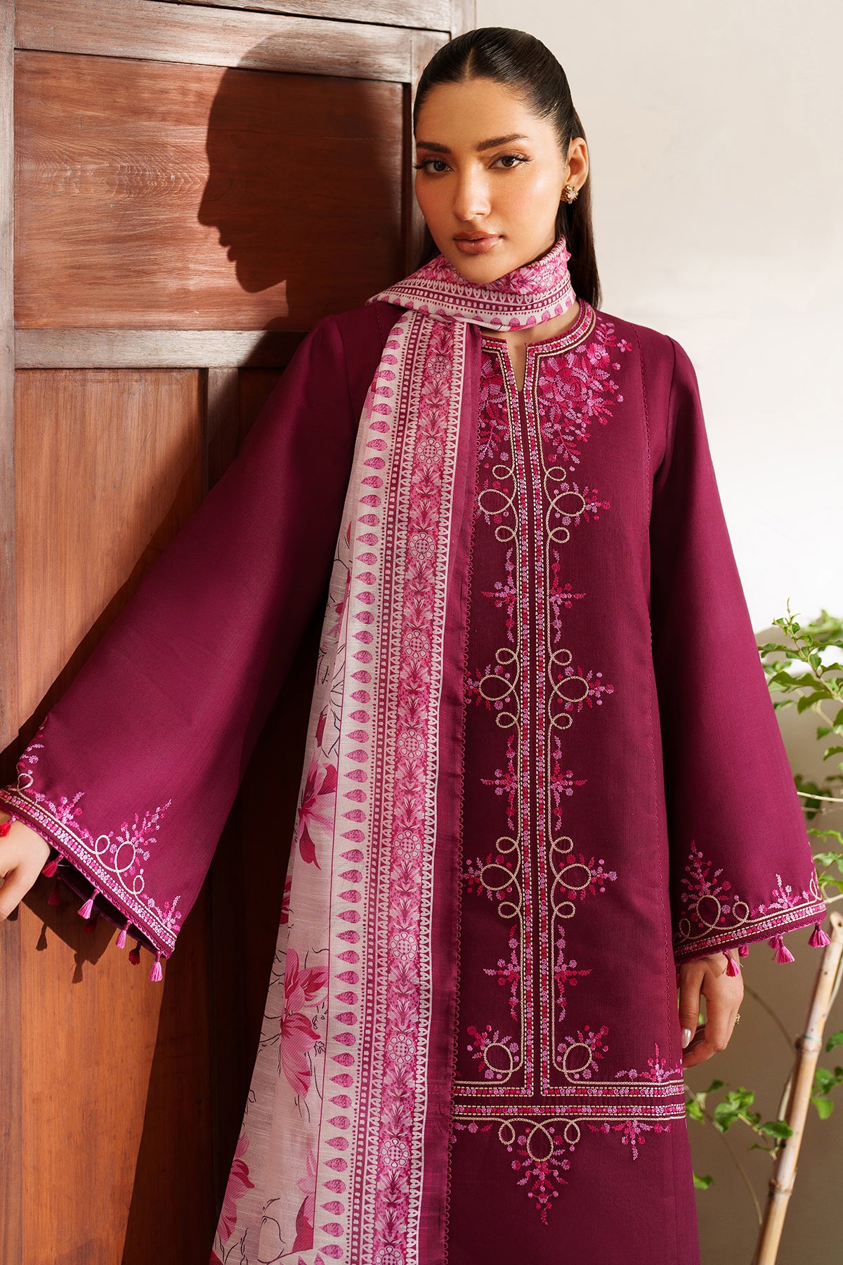EMBROIDERED KHADDAR UW-0155