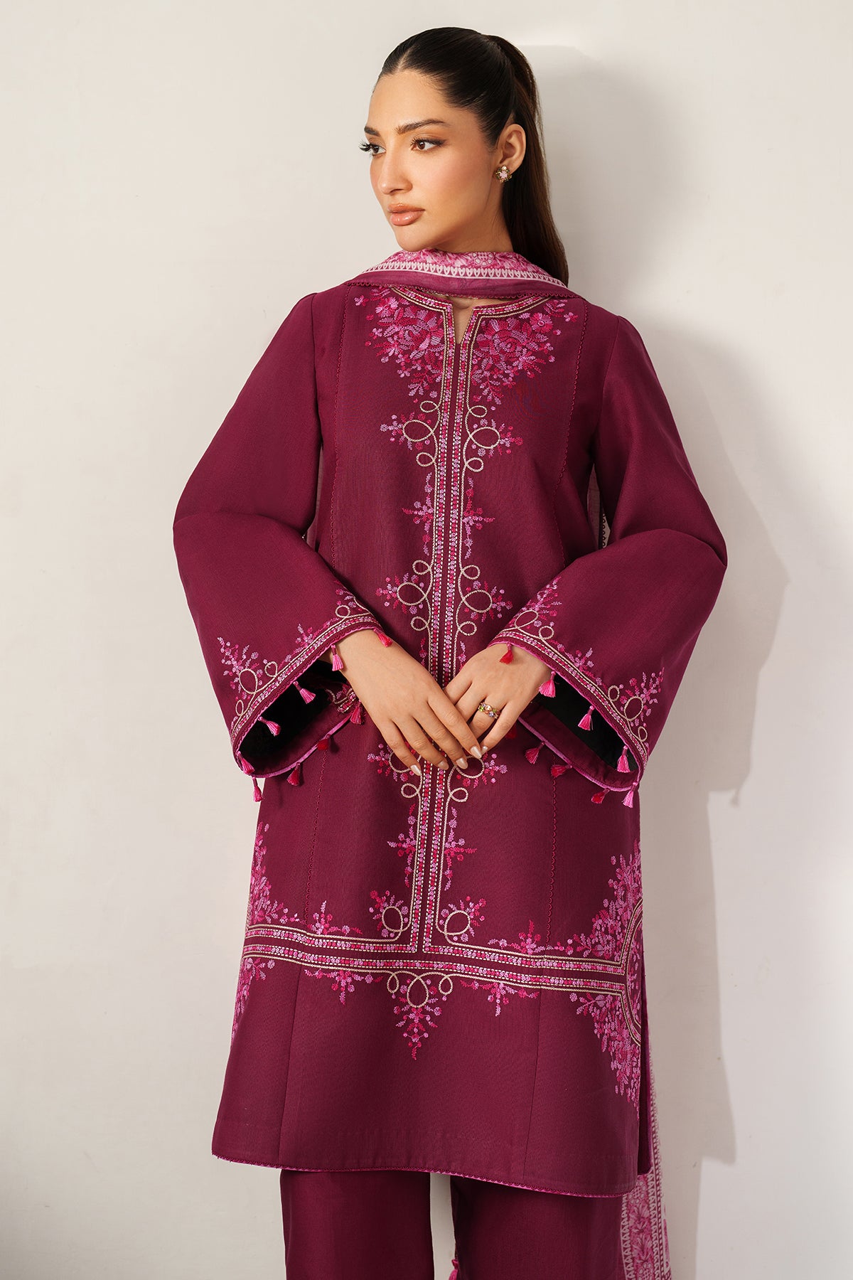 EMBROIDERED KHADDAR UW-0155