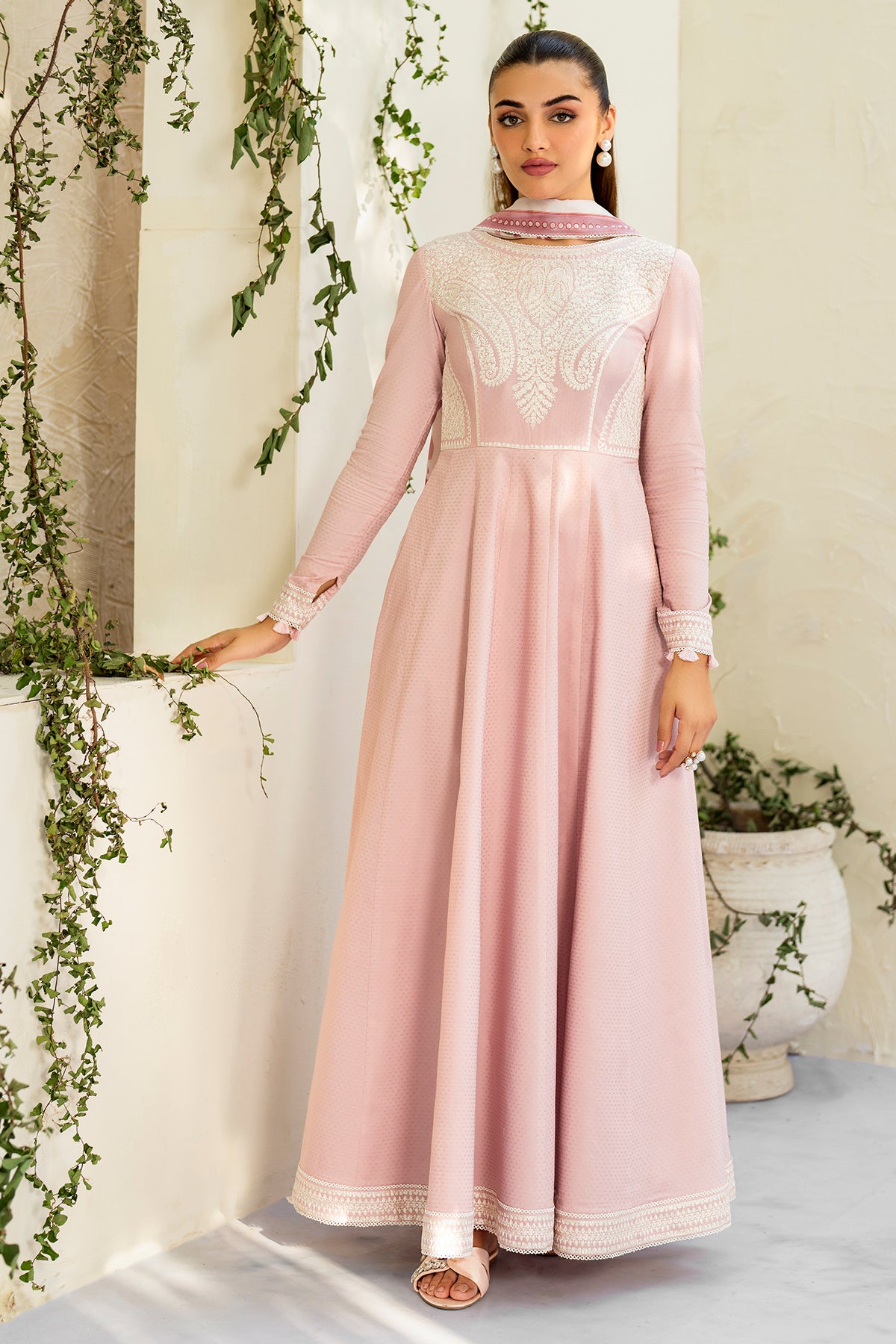 EMBROIDERED DOBBY LAWN USE-9214
