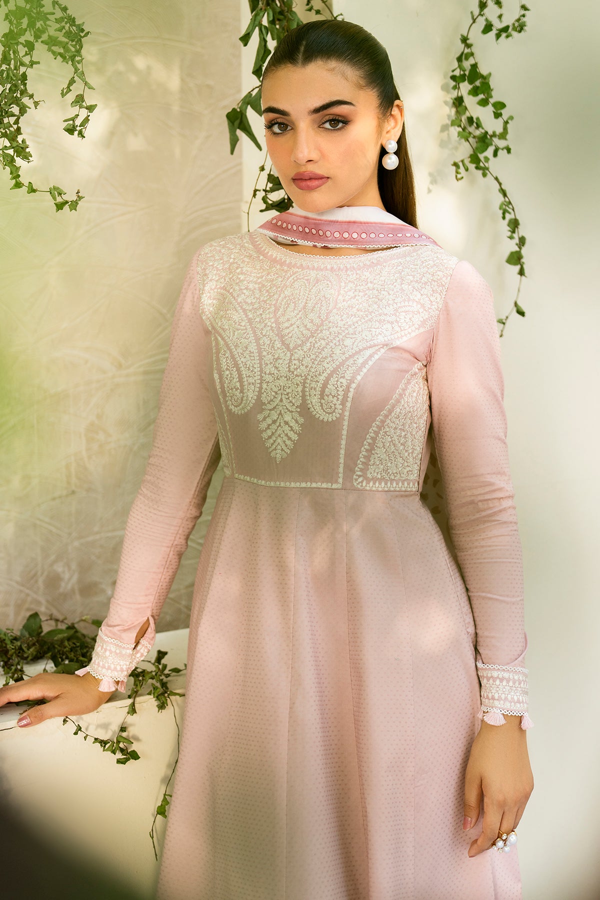 EMBROIDERED DOBBY LAWN USE-9214