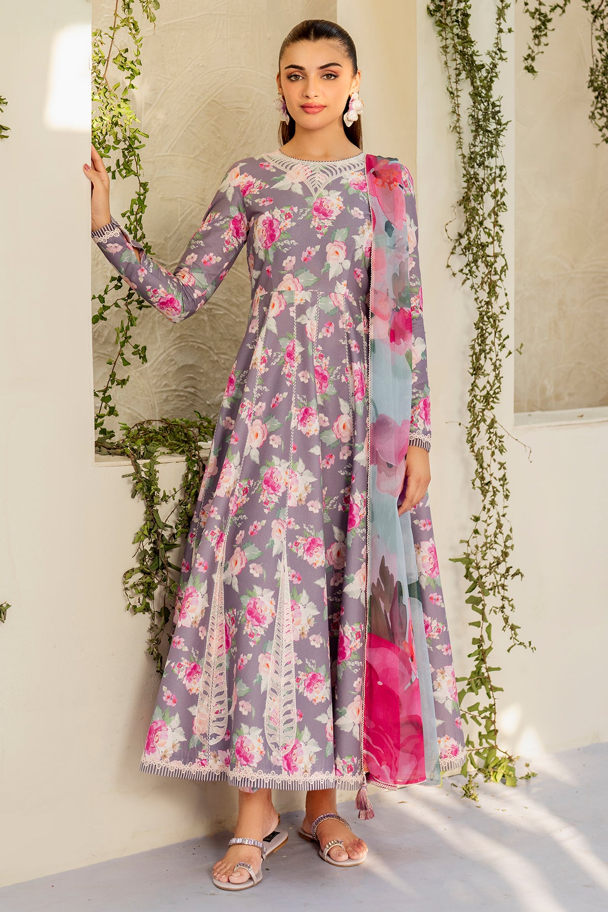 EMBROIDERED LAWN RTW-1204