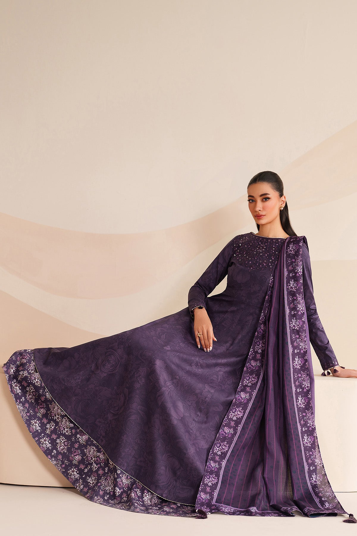 EMBROIDERED PREMIUM VISCOSE UW-0244