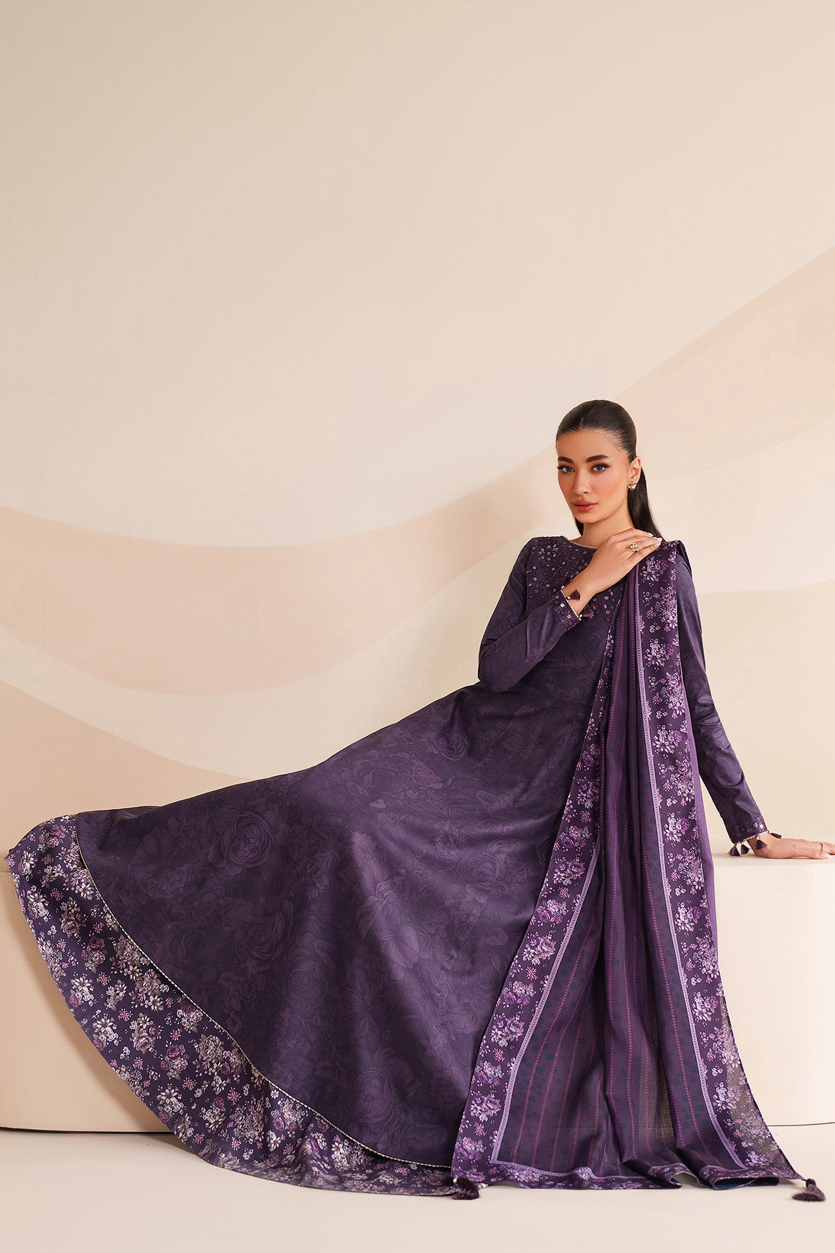 EMBROIDERED PREMIUM VISCOSE UW-0244
