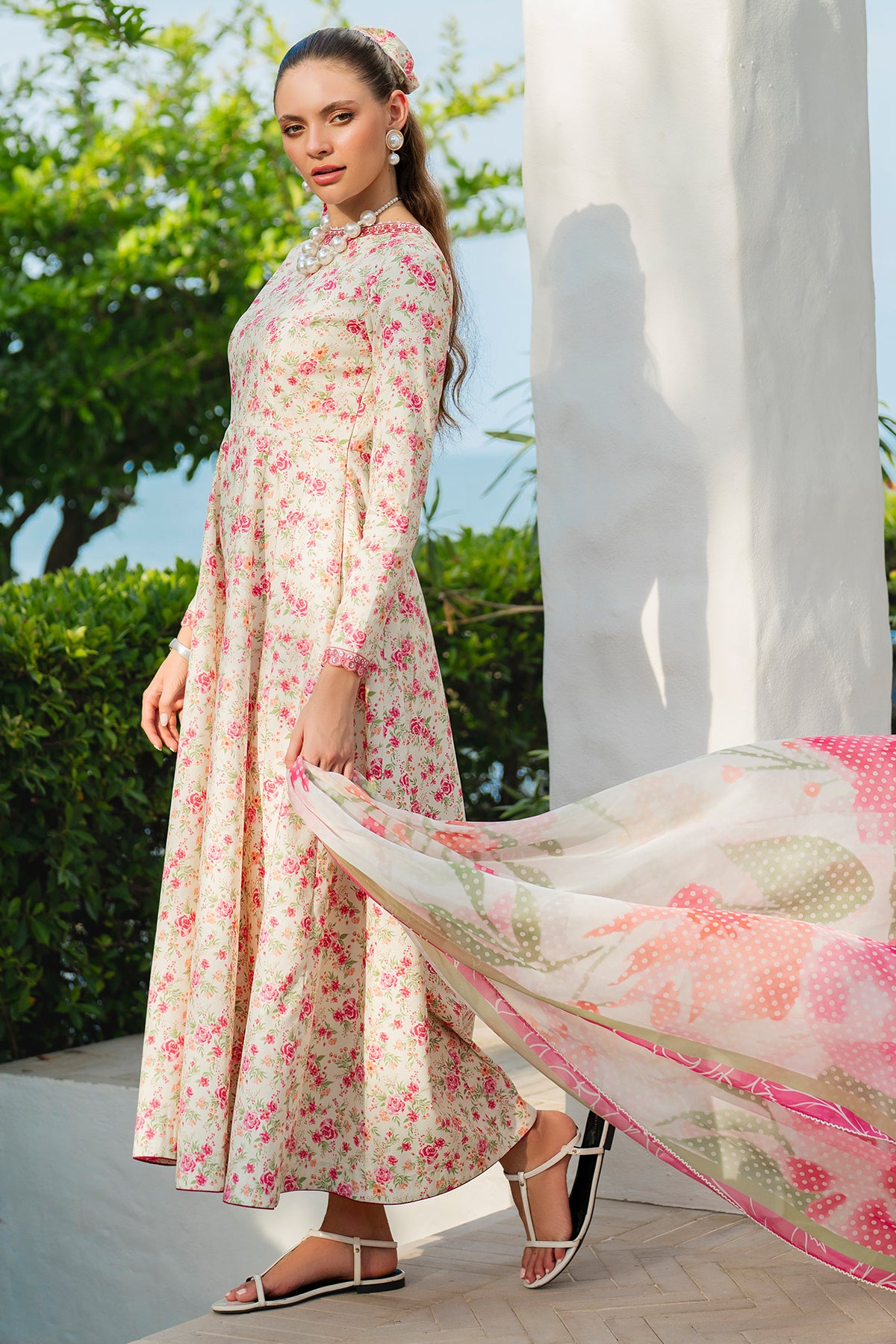 EMBROIDERED LAWN RTW-1211