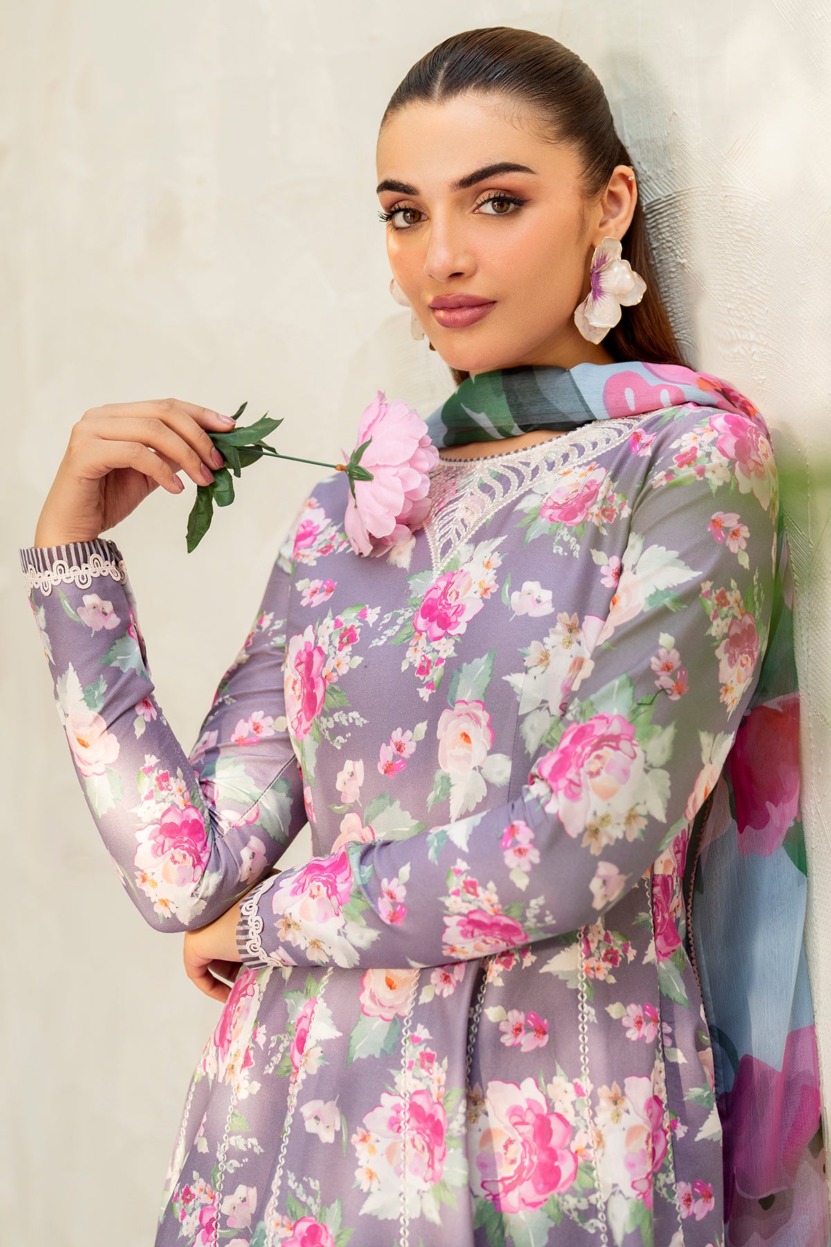 EMBROIDERED LAWN RTW-1204
