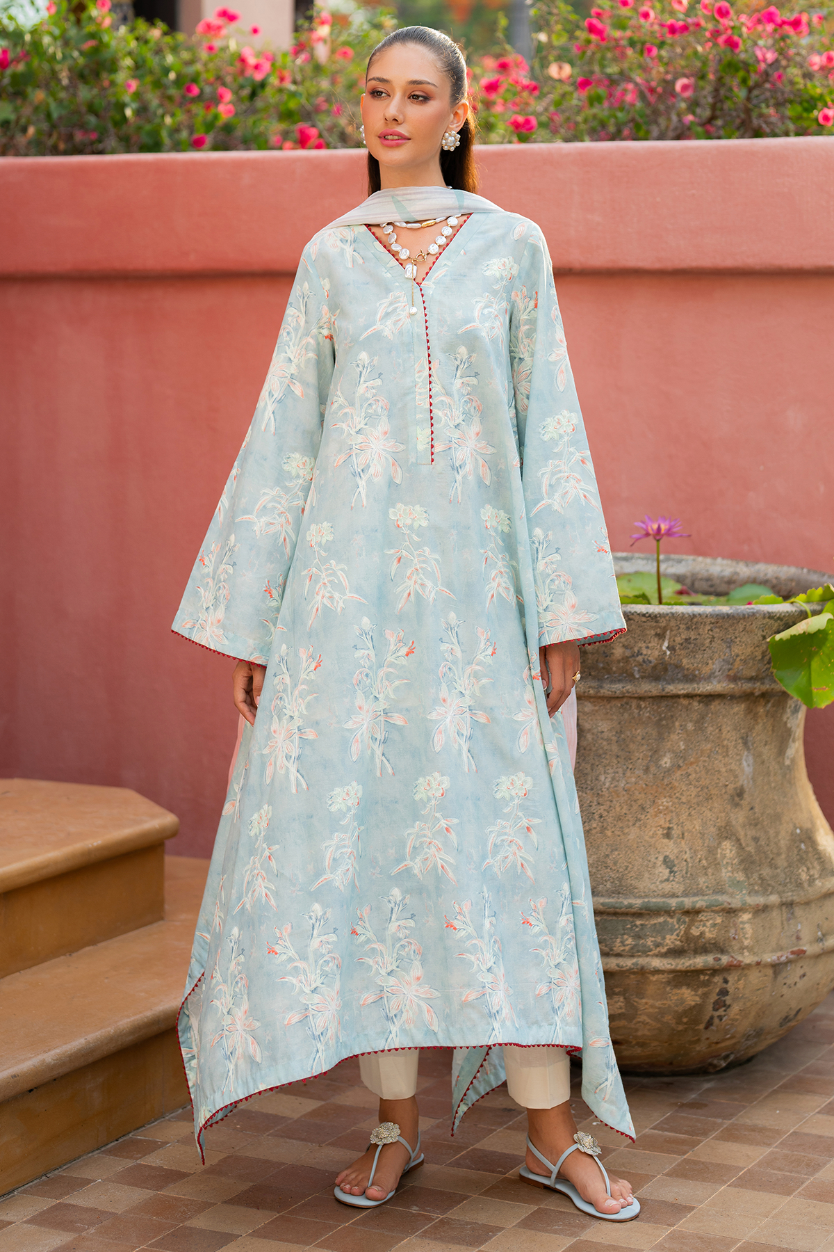 EMBROIDERED LAWN RTW-1212