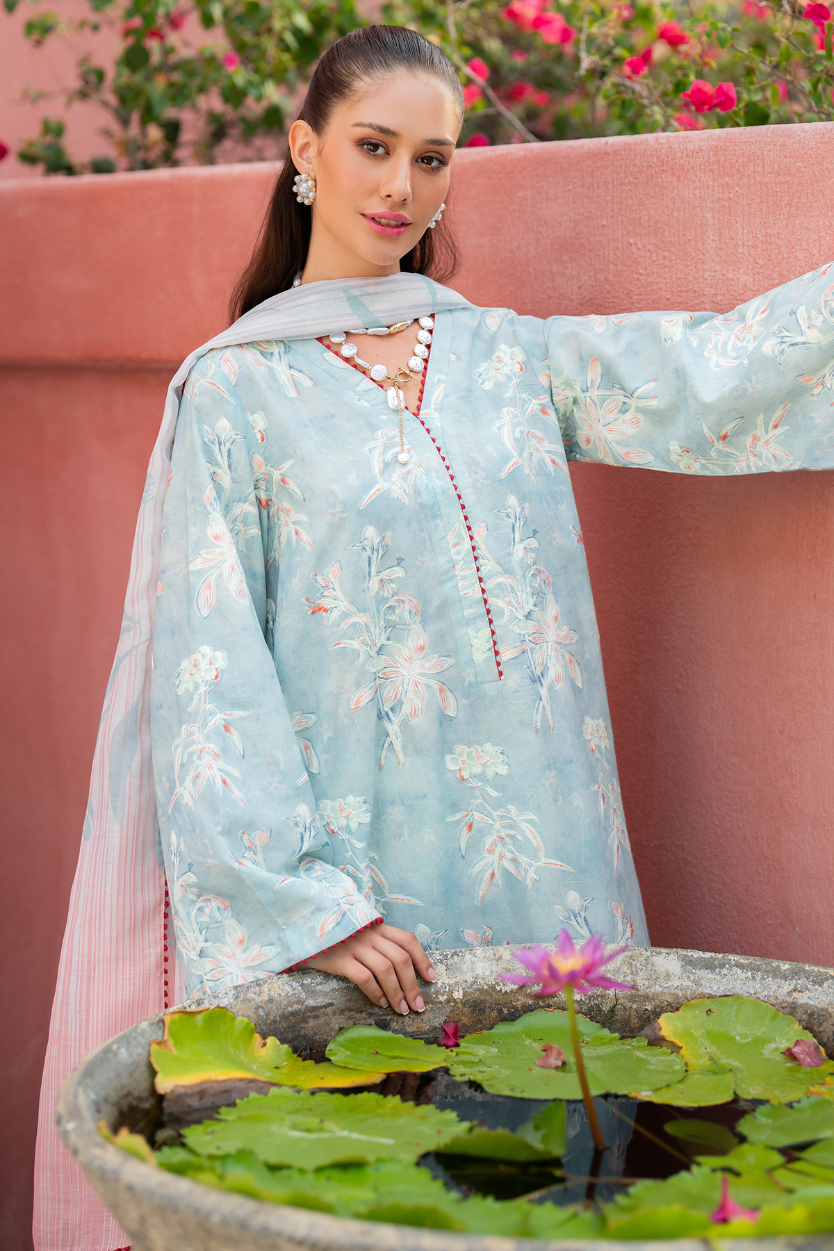EMBROIDERED LAWN RTW-1212