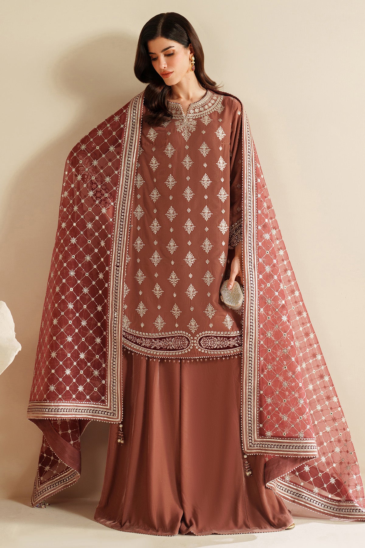 Embroidered Velvet Formal VVF D-3
