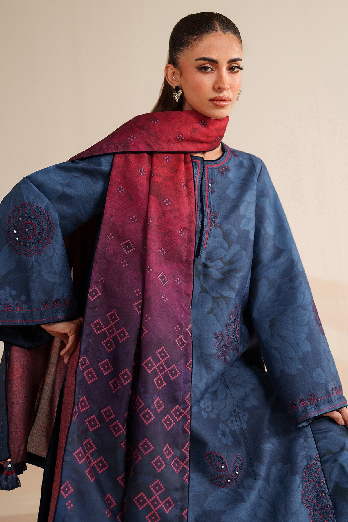 EMBROIDERED PREMIUM VISCOSE UW-0234