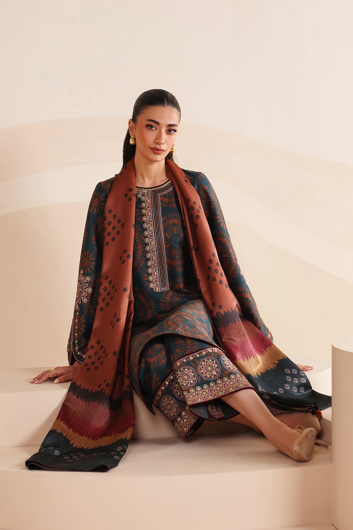 EMBROIDERED PREMIUM VISCOSE UW-0238