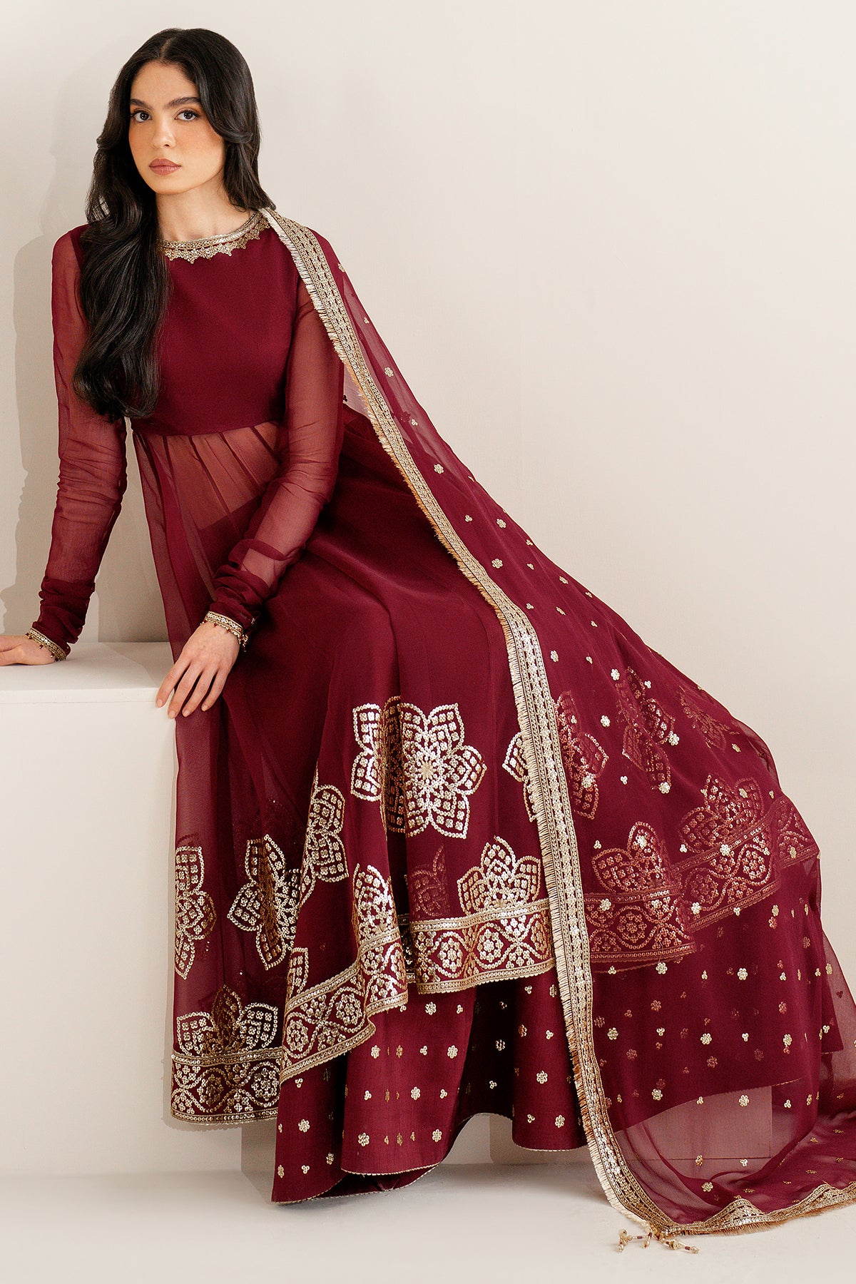 red formal gown for women